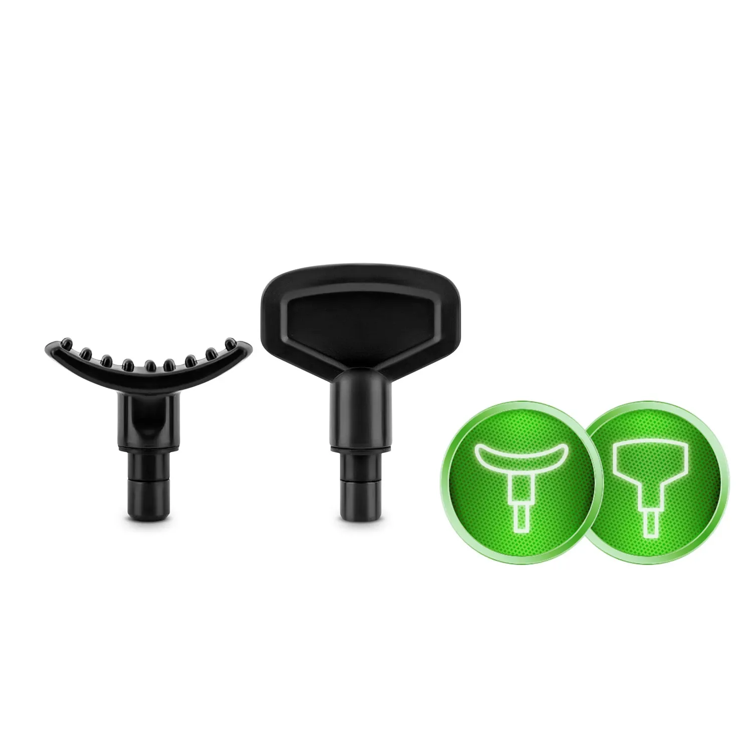 Kūno masažo pistoletas NS-500 Neo-sport, juodas, 8 antgaliai - nuotrauka 1