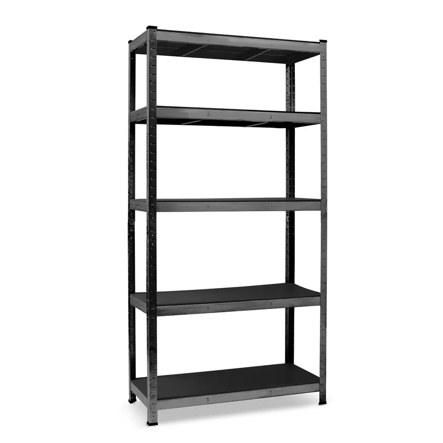 Metalinė daiktų laikymo lentyna 180 x 90 x 40 cm Humberg HR-851 juoda - nuotrauka 1