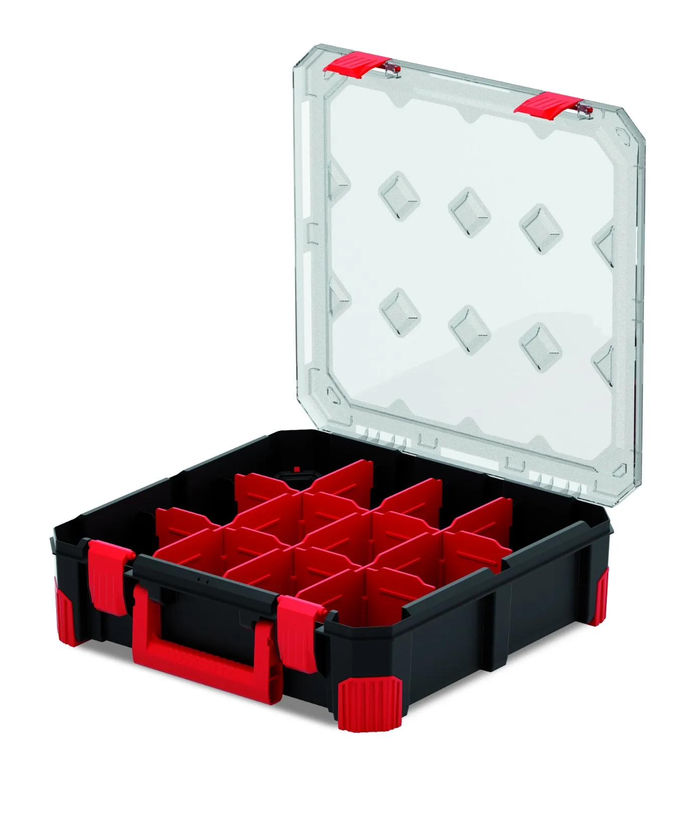 KISTENBERG Titan 40 S įrankių organizatorius – KTI4040S – permatomas