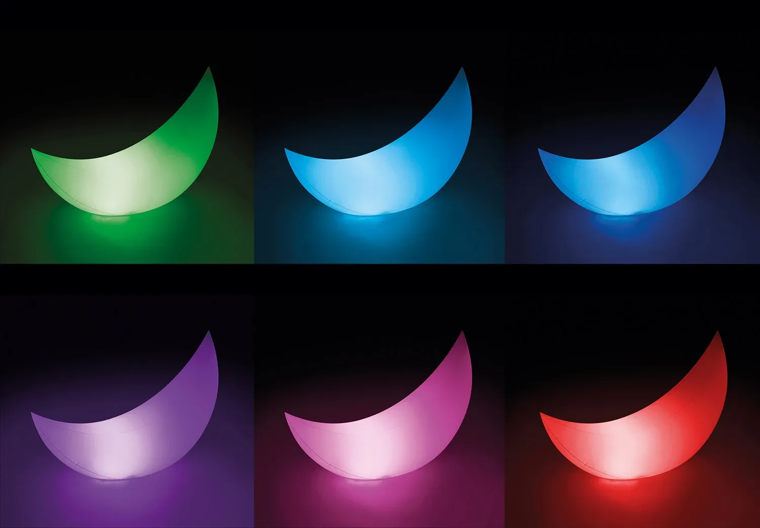 Plaukiojanti pripučiama baseino lempa „Moon LED“, 135 x 89 x 43 cm, INTEX 68693 - nuotrauka 1