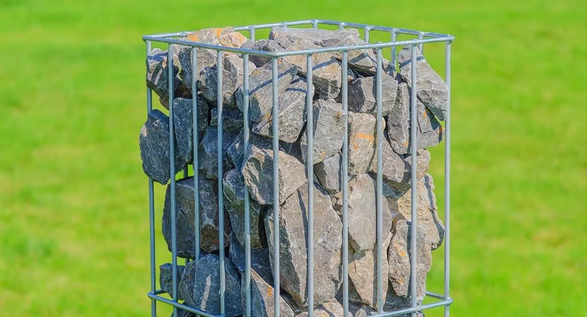 Sodo pergolės stulpas Kanny 60 cm, sidabrinis
