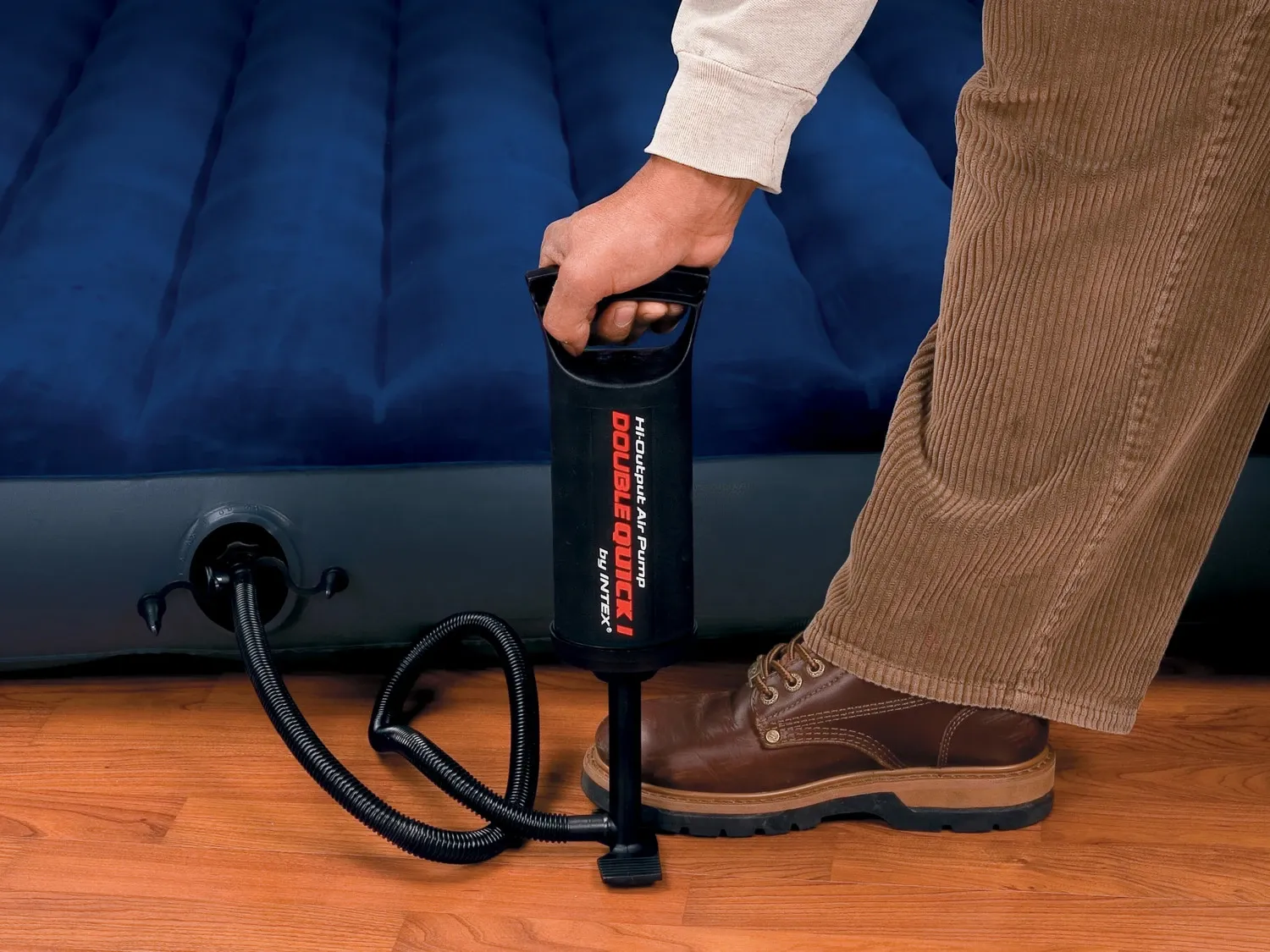 Dvigubas greitas 30 cm stūmoklinis siurblys INTEX 68612 - nuotrauka 1