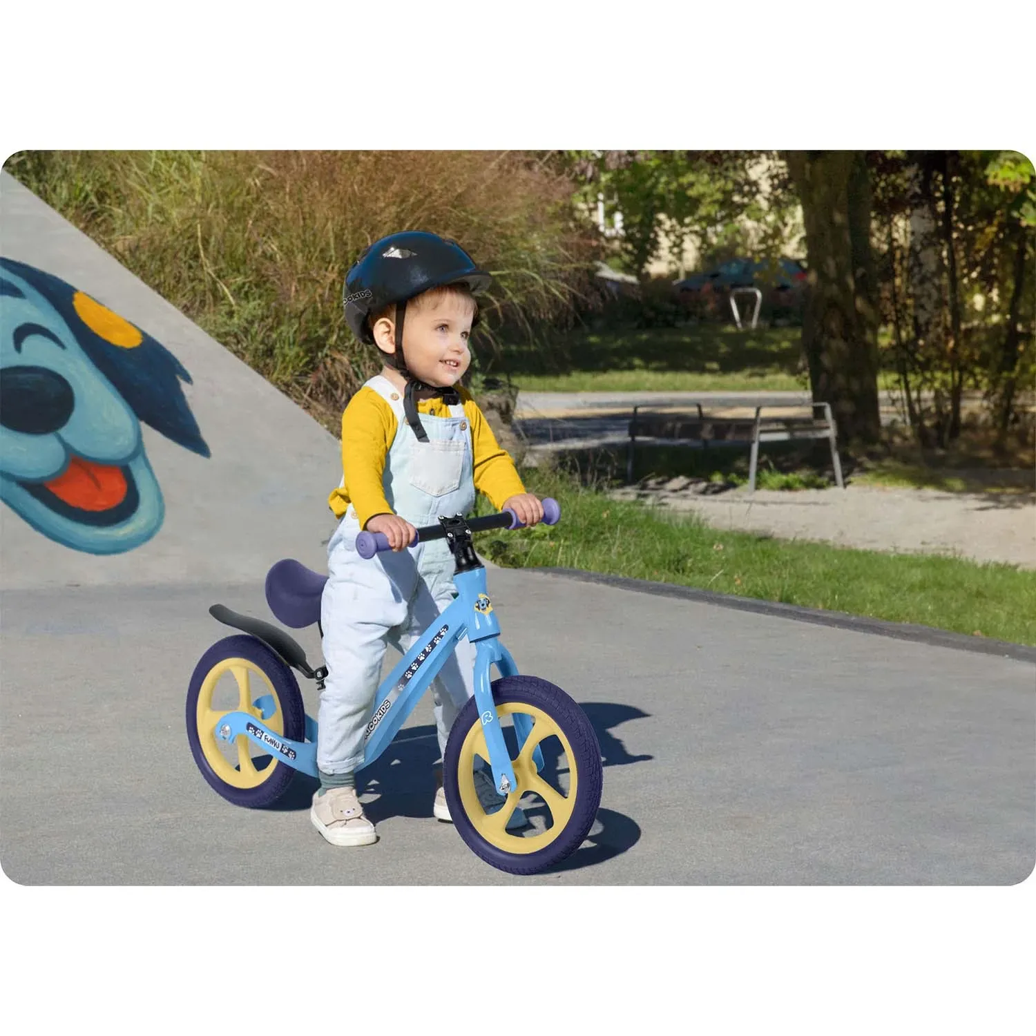 Ricokids FUNNU balansinis dviratis vaikams - nuotrauka 1