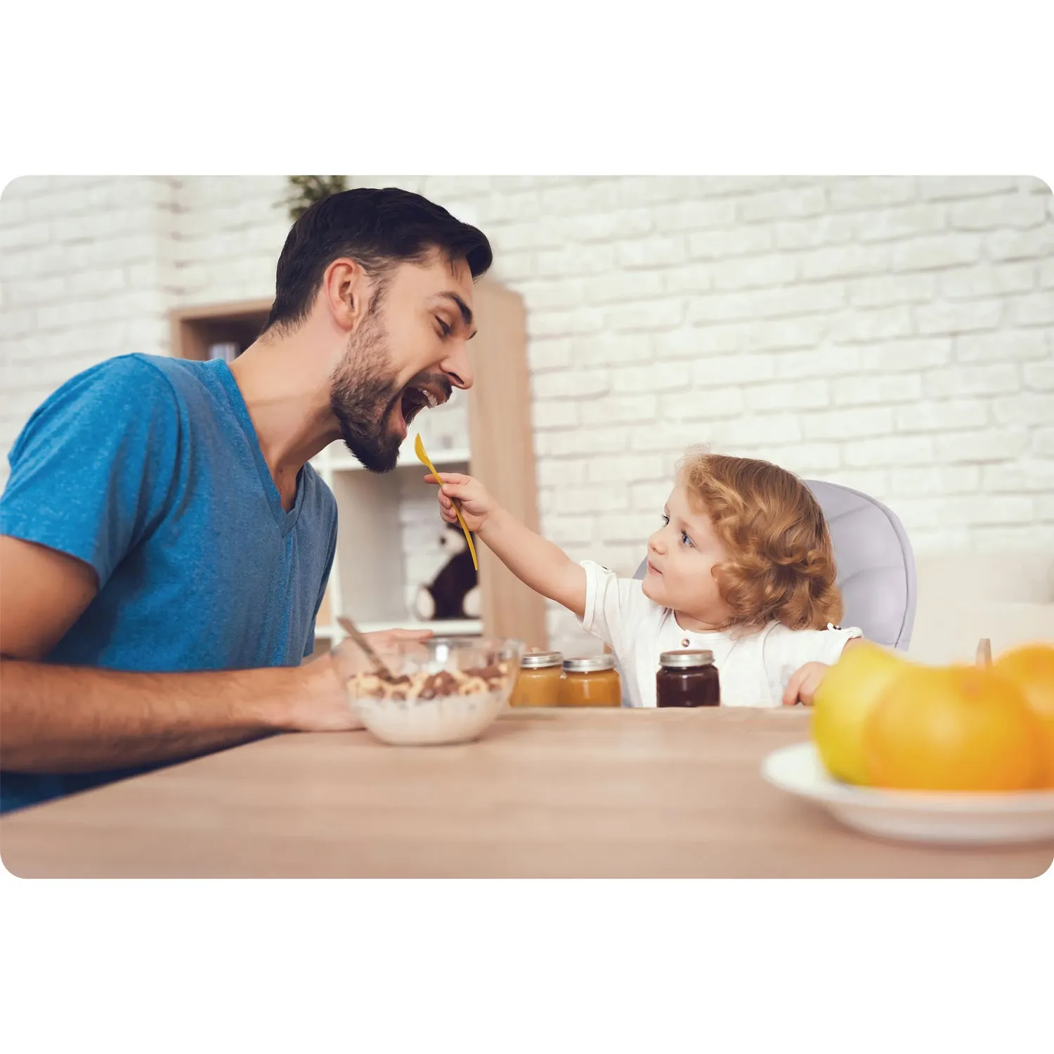 Ricokids Tulo viržių spalvos maitinimo kėdutė - nuotrauka 1