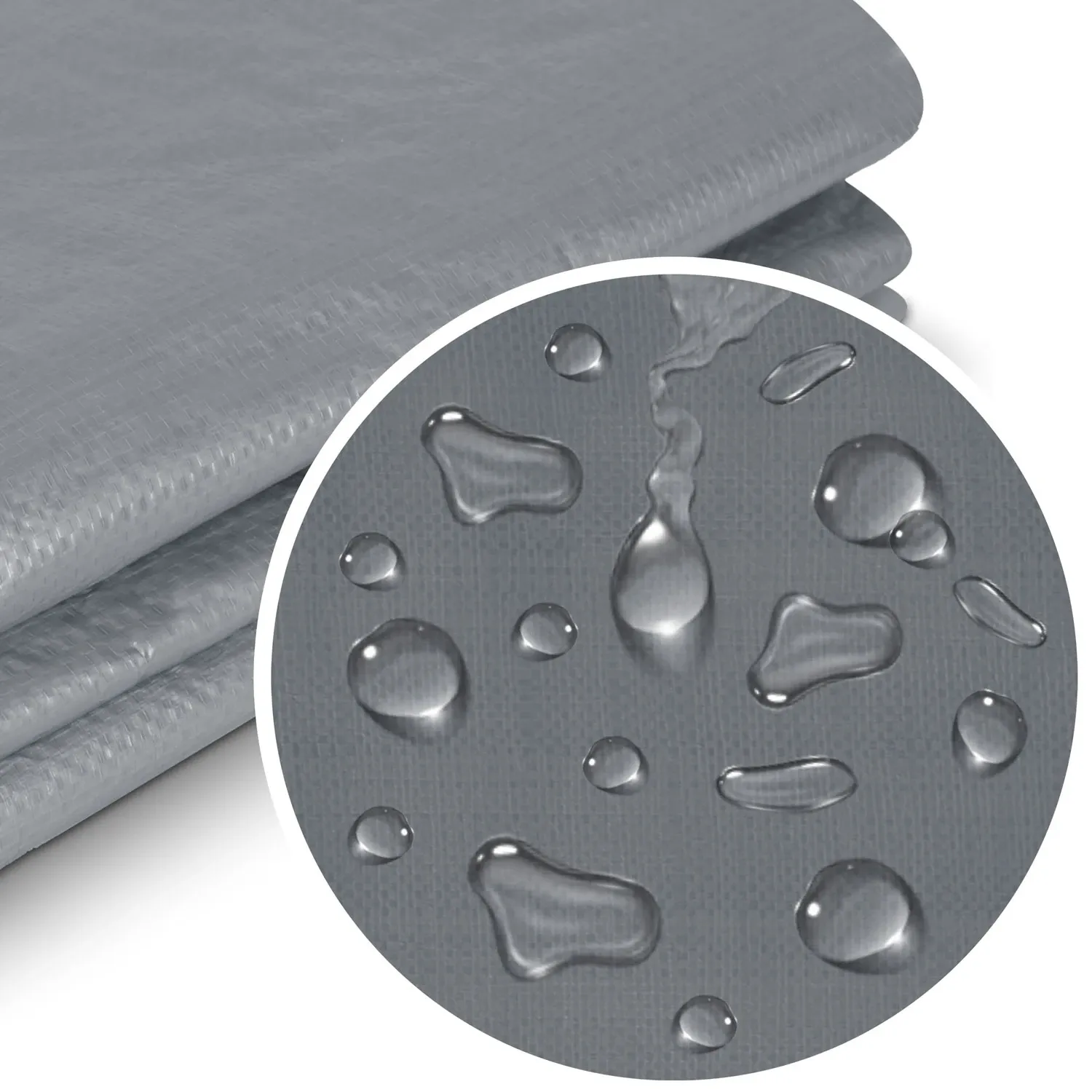 Brezentas 600 x 800 cm 120 g/m2 Plonos PL-500 - nuotrauka 1