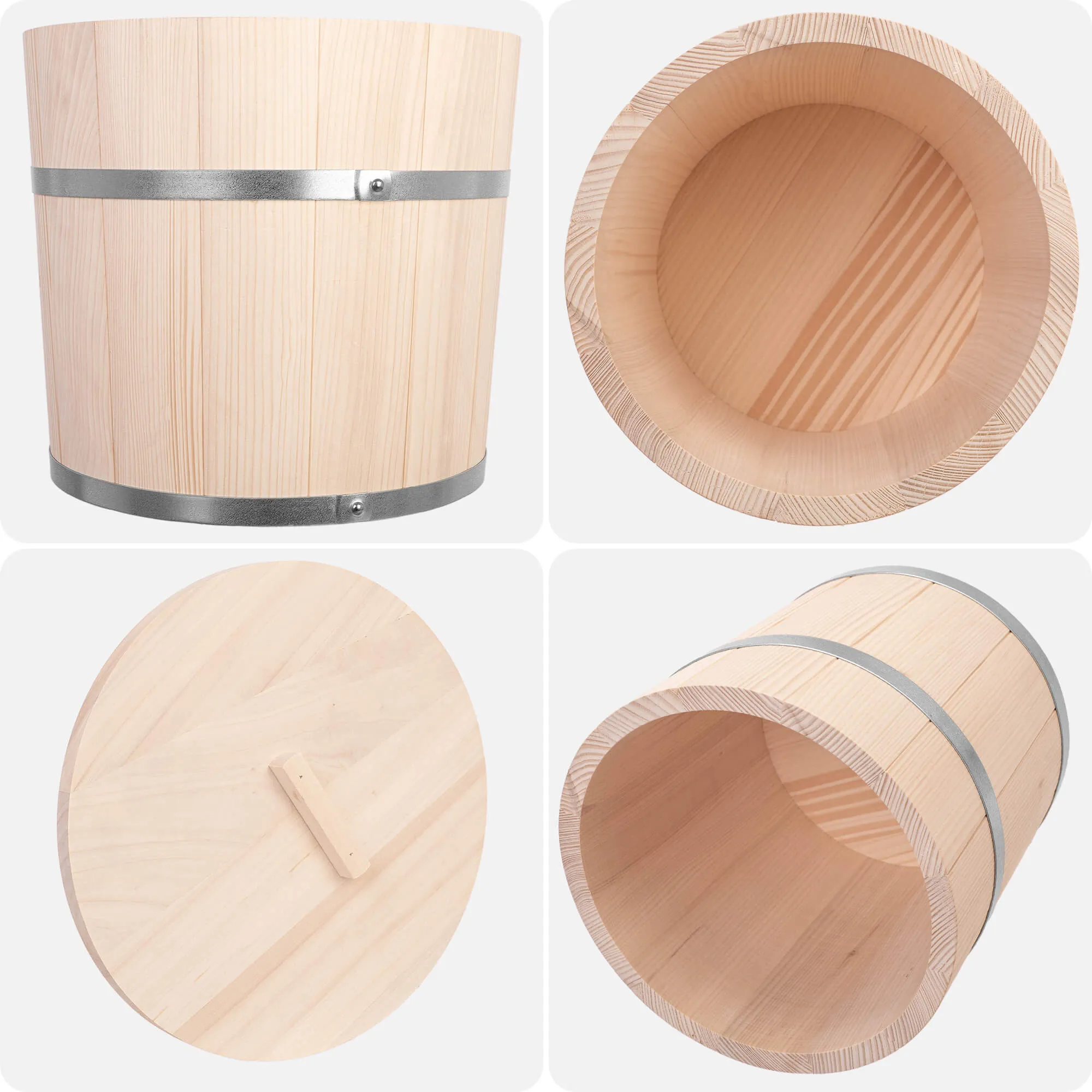 Reila 25L medinė statinė marinavimui