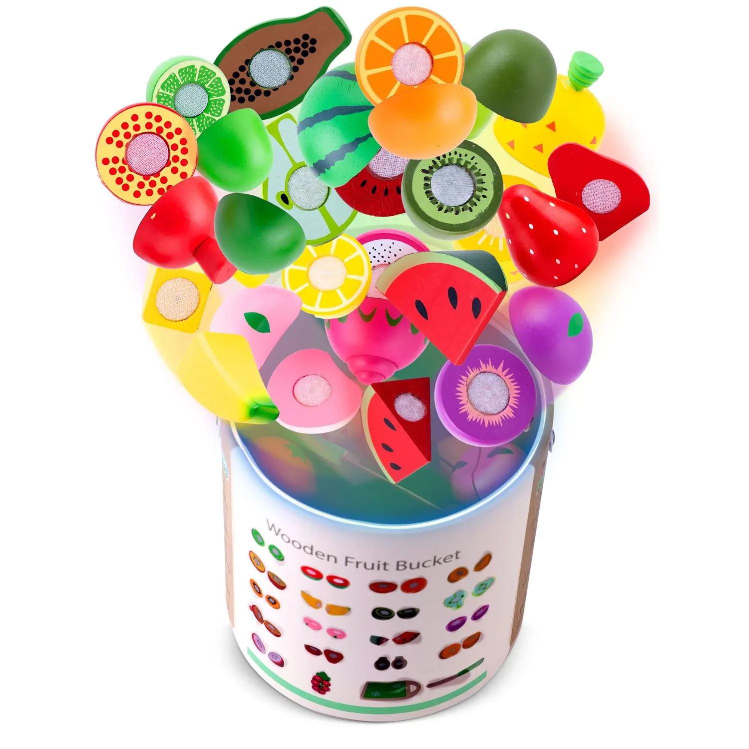 Medinis vaisių žaislas pjaustymui RK-872 Ricokids - nuotrauka 1