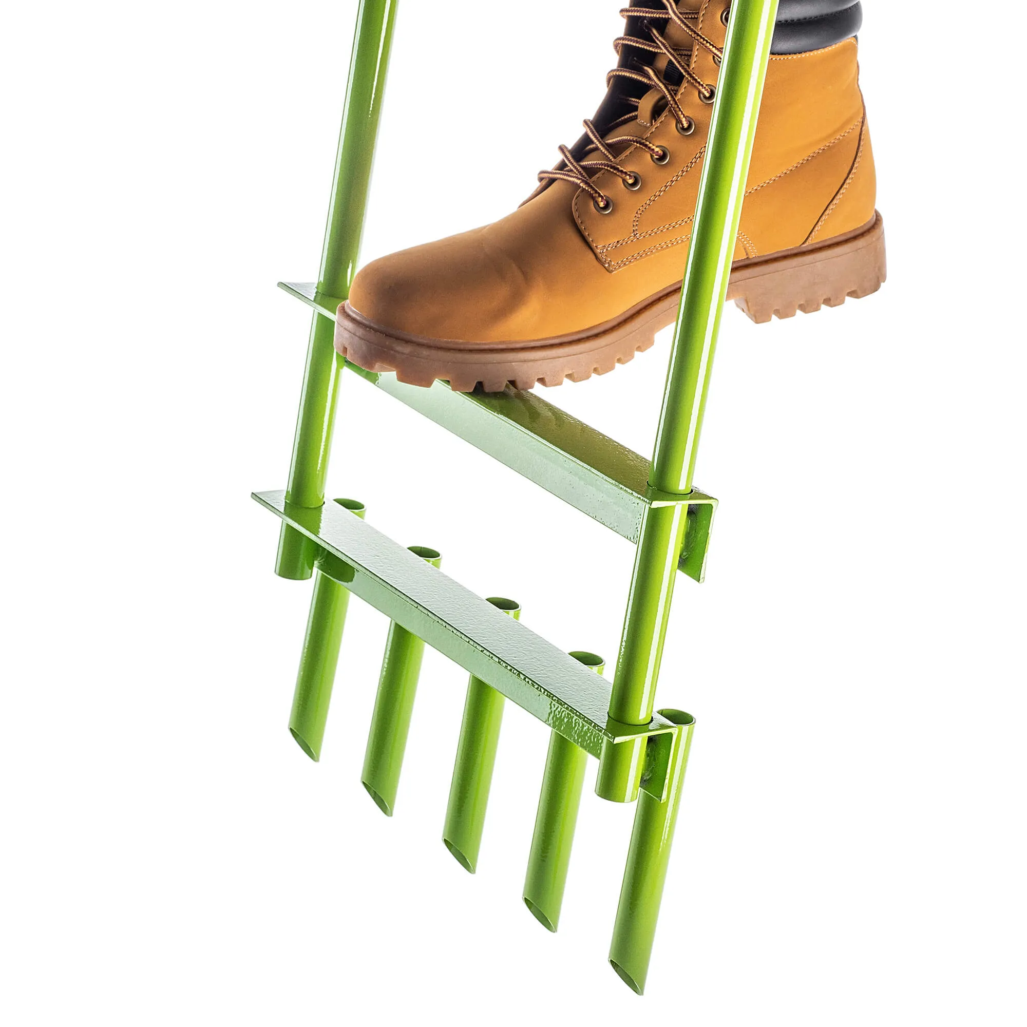 Adum rankinis vamzdinis vejos aeratorius, 90 x 30 cm, plieno žalios spalvos