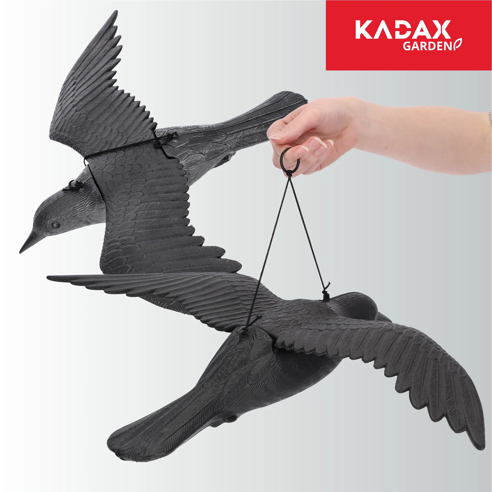 Didelis varnas skrydžio metu 56 cm, paukščių baidyklė