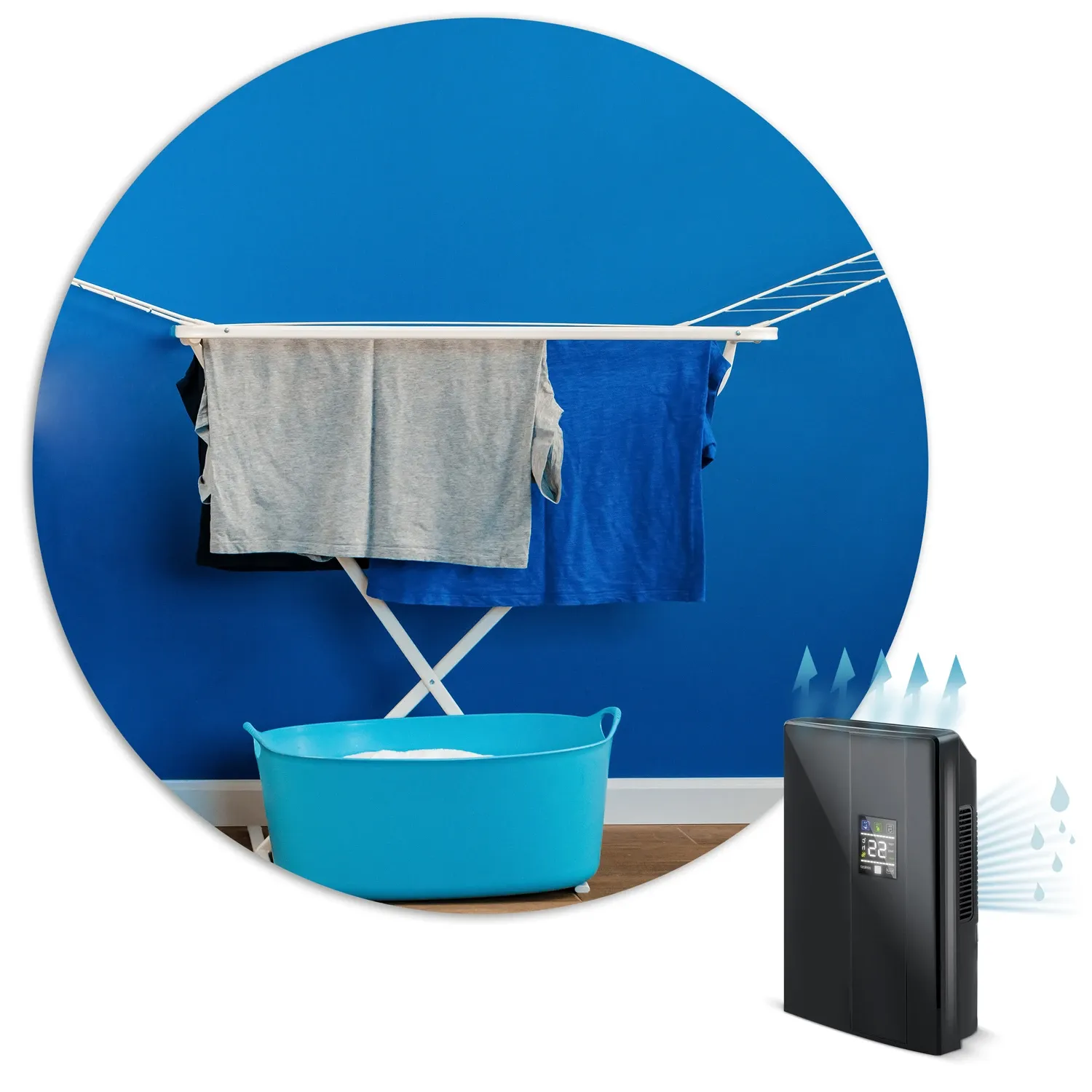 Berdsen BR-20D juodas oro sausintuvas - drėgmės sugėriklis - nuotrauka 1