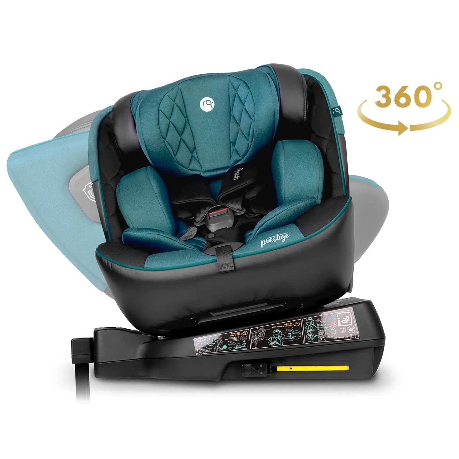 „Nukido Prestige Line“ automobilinė kėdutė, juoda ir mėlyna, 0-36 kg, ISOFIX - nuotrauka 1