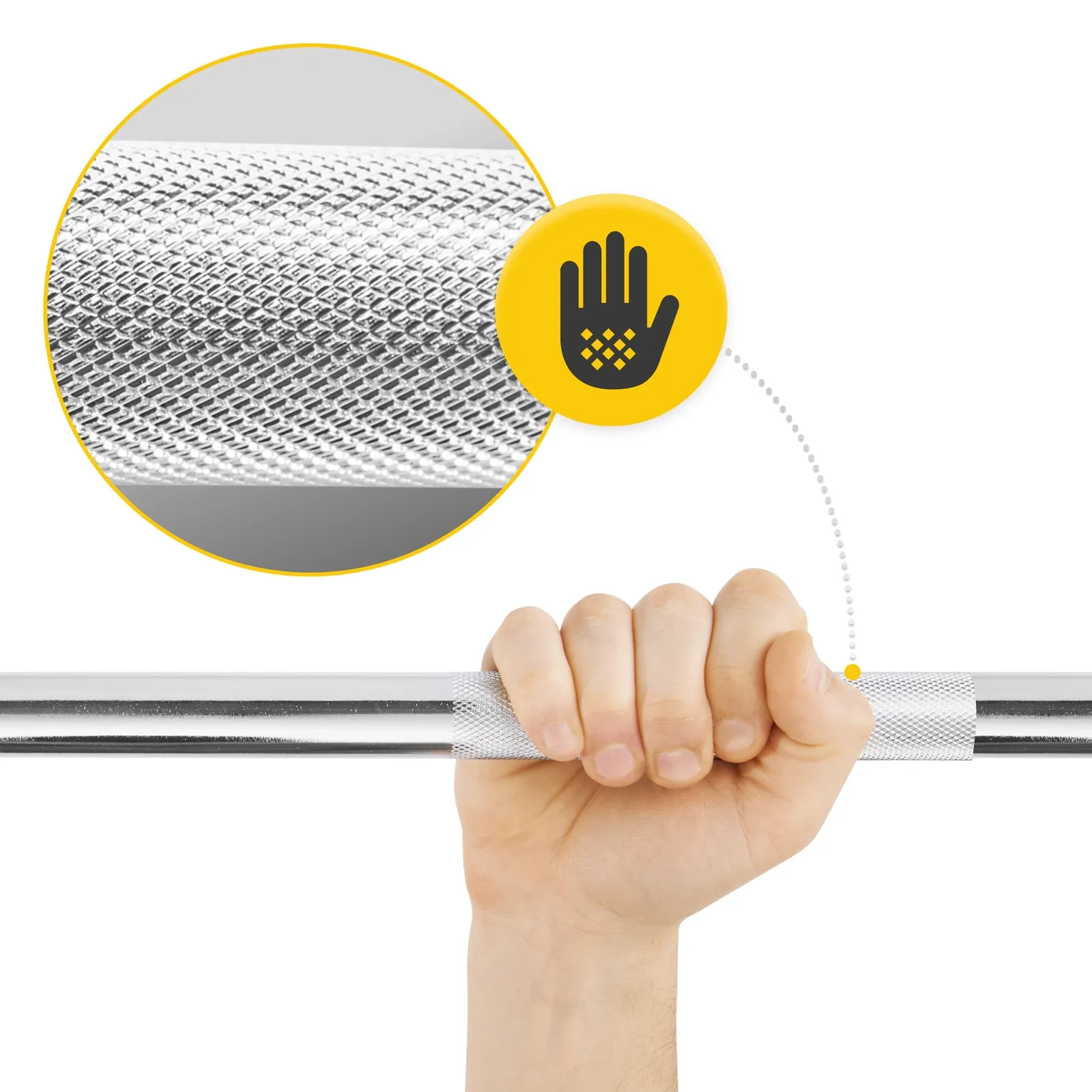 Tiesus strypas su spaustukais 180 cm - 6