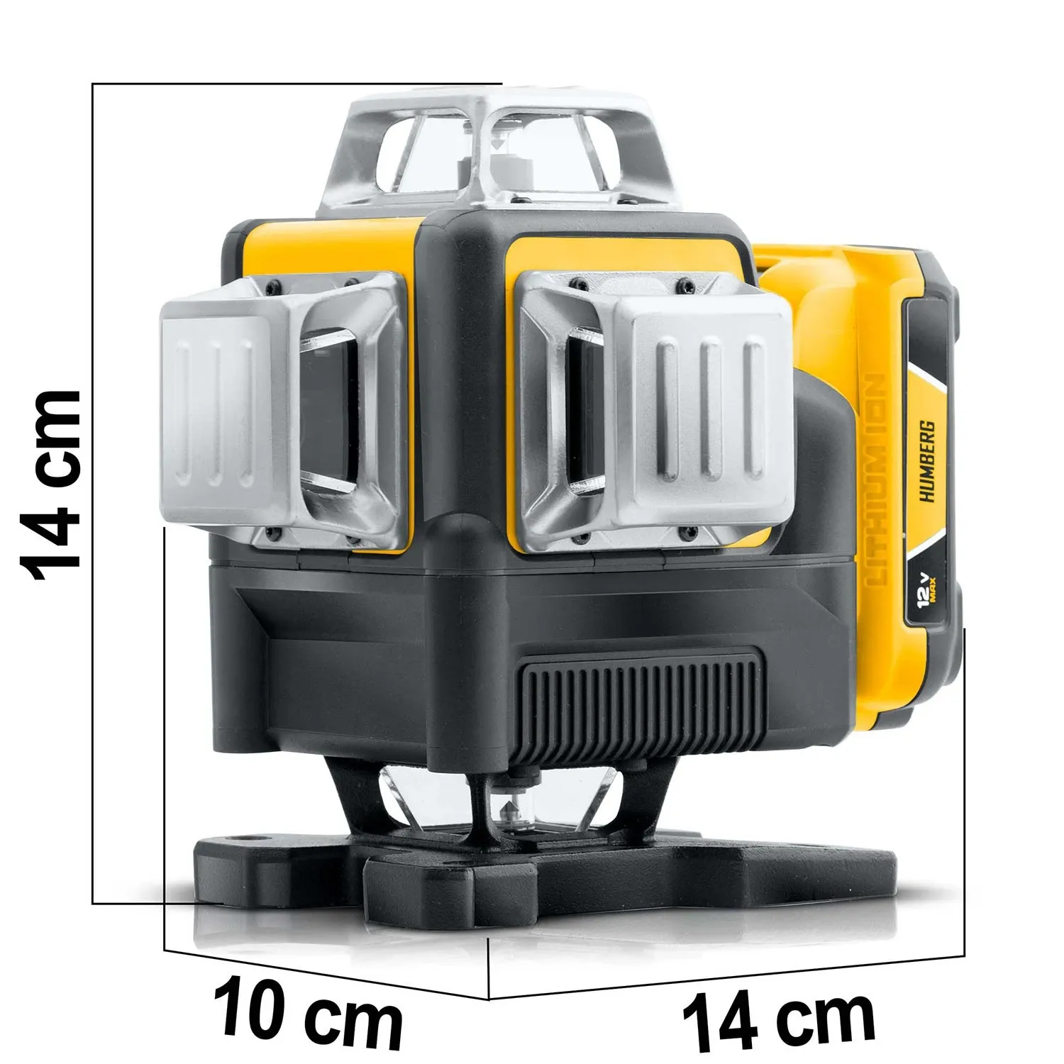 Kryžminis linijinis lazeris dėkle + trikojis „Humberg HM-171“ - nuotrauka 1