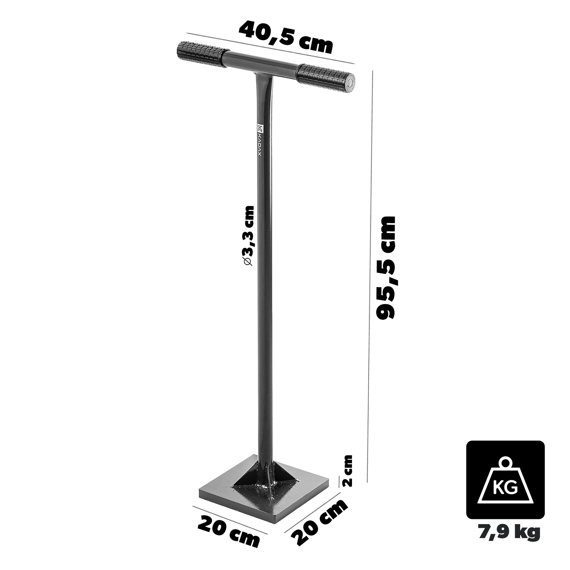 9 kg žemės grūstuvas