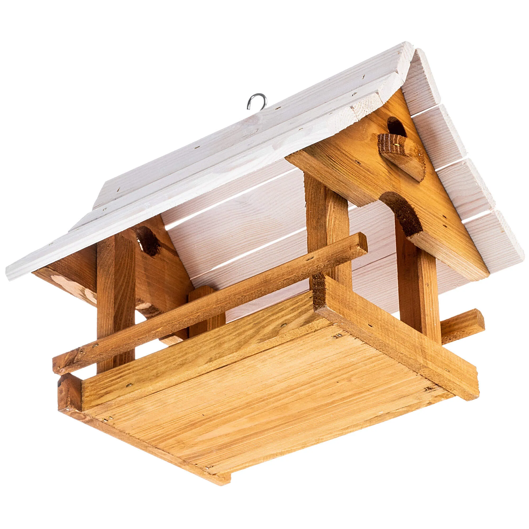 Arbis paukščių lesyklėlė, 30 x 25 cm, natūralios baltos spalvos