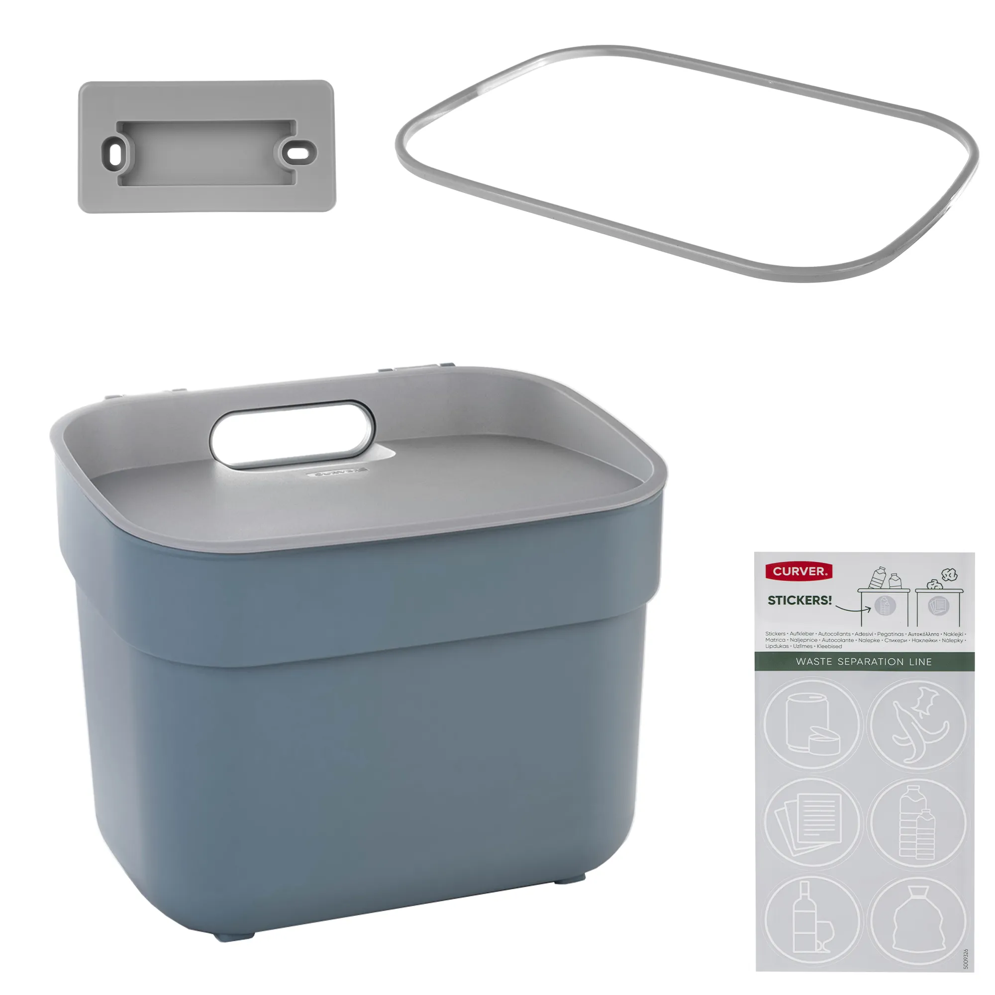 „Curver Ready to Collect“ 5 l talpos mėlyna atliekų rūšiavimo dėžė