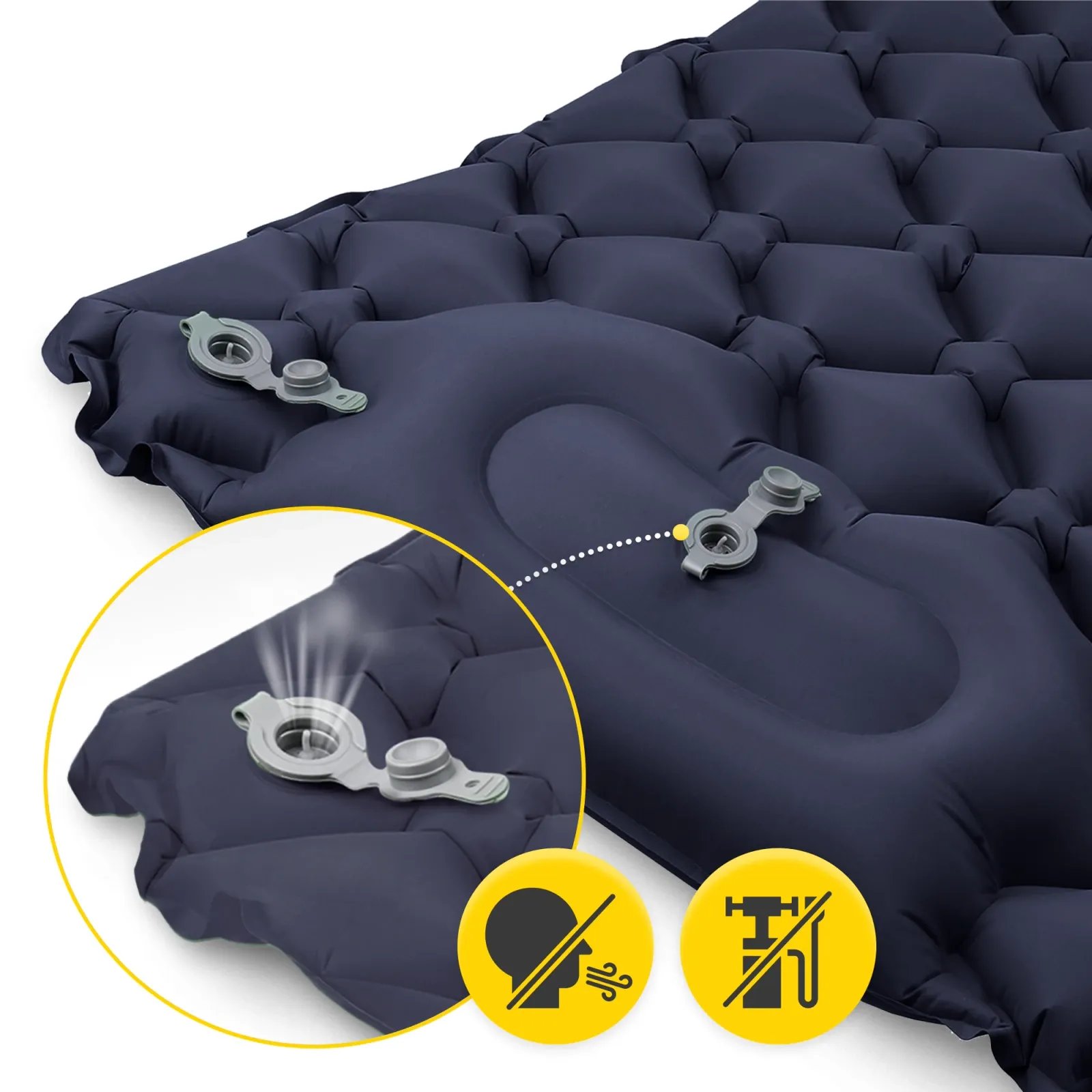 „Mountain Goat“ vienvietis savaime prisipučiantis pripučiamas turistinis čiužinys