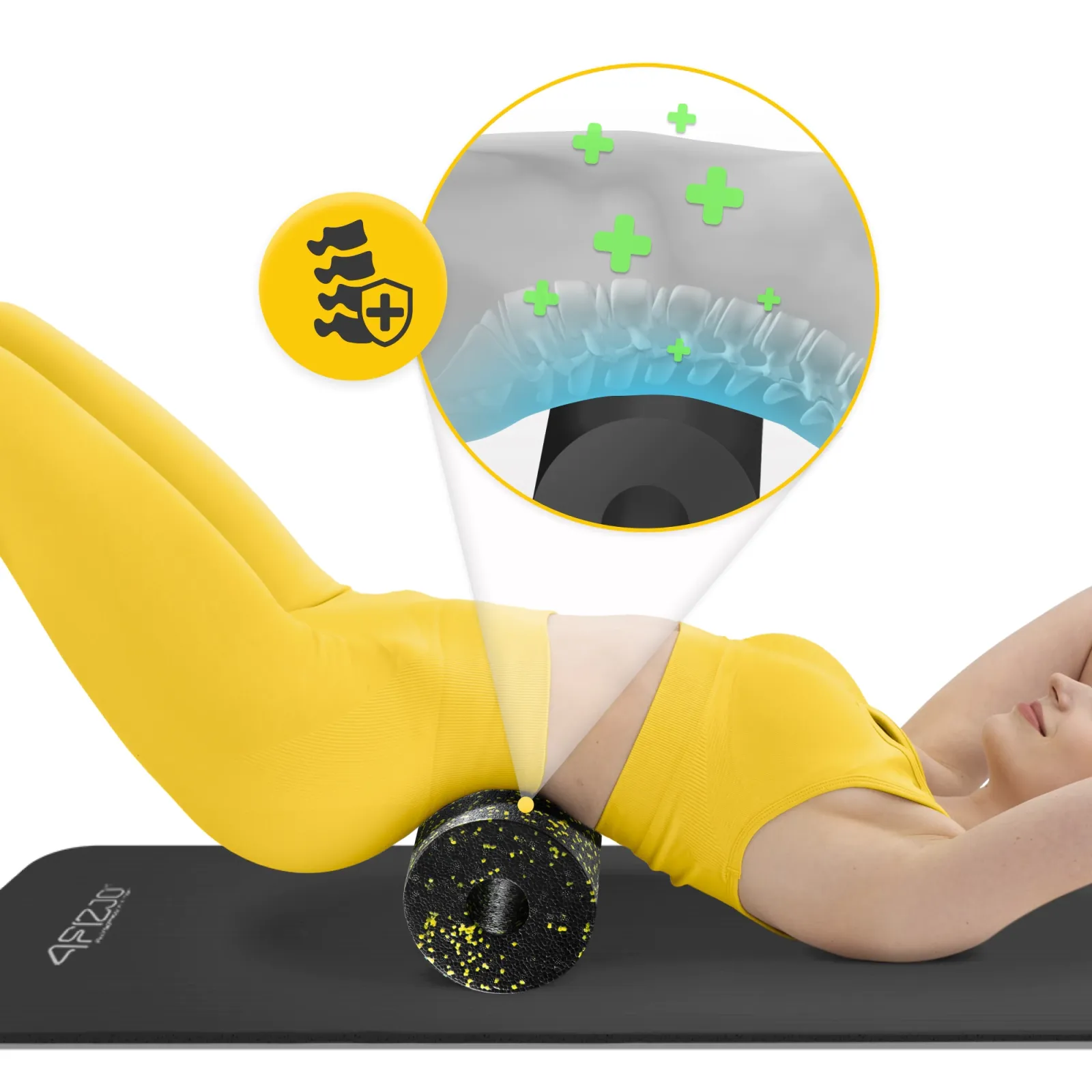 Volelių ir masažinių kamuoliukų EPP rinkinys