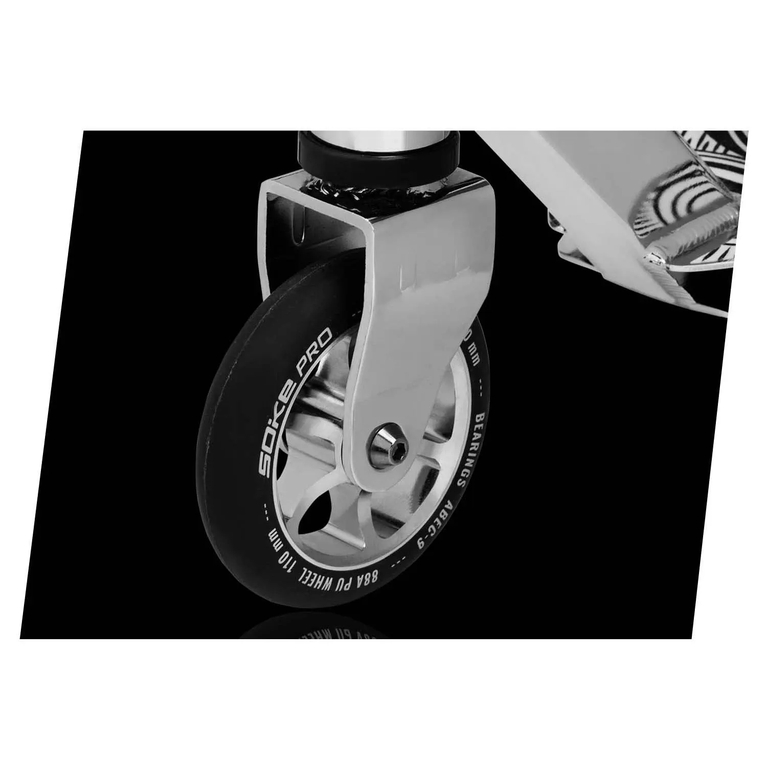 SOKE PRO gatvės sidabrinis triukų paspirtukas - nuotrauka 1