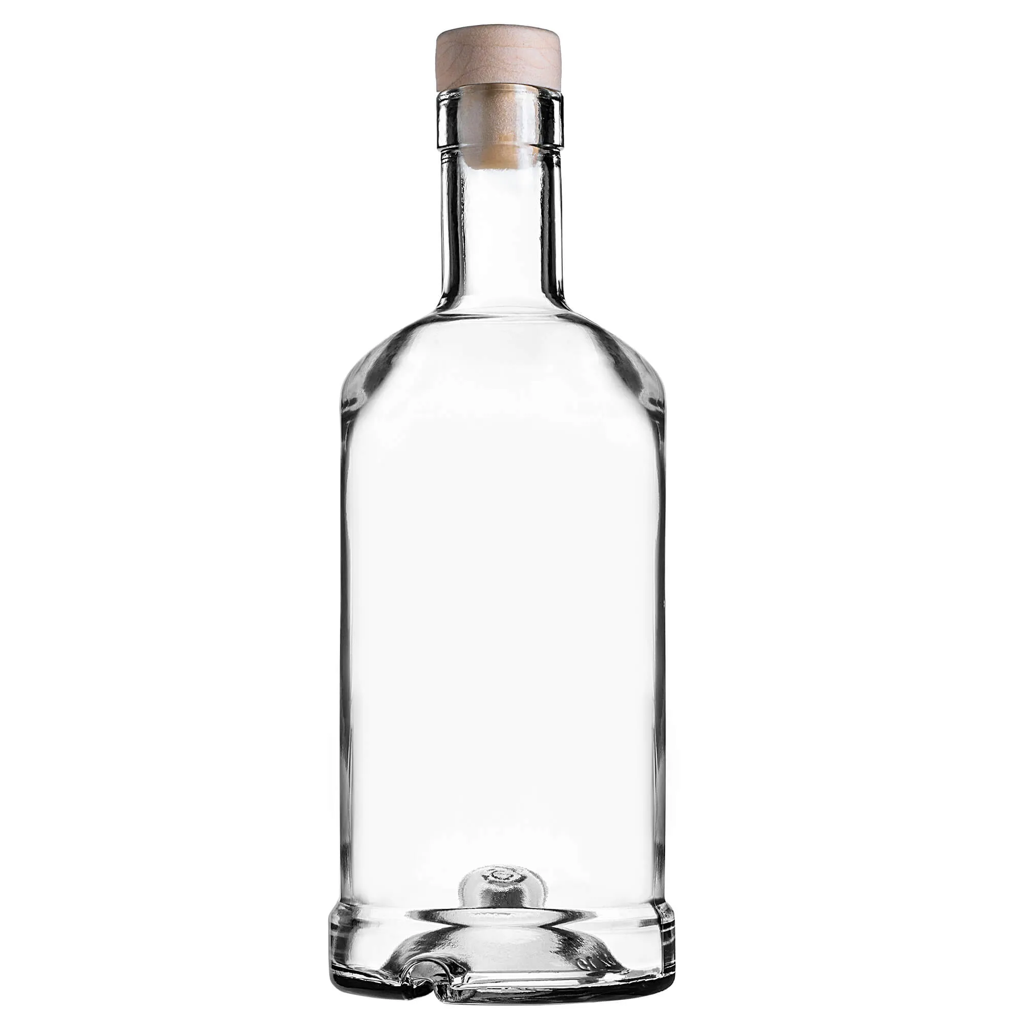 Tadek stikliniai alkoholio buteliai 500 ml su sintetiniu kamščiu, 10 vnt.