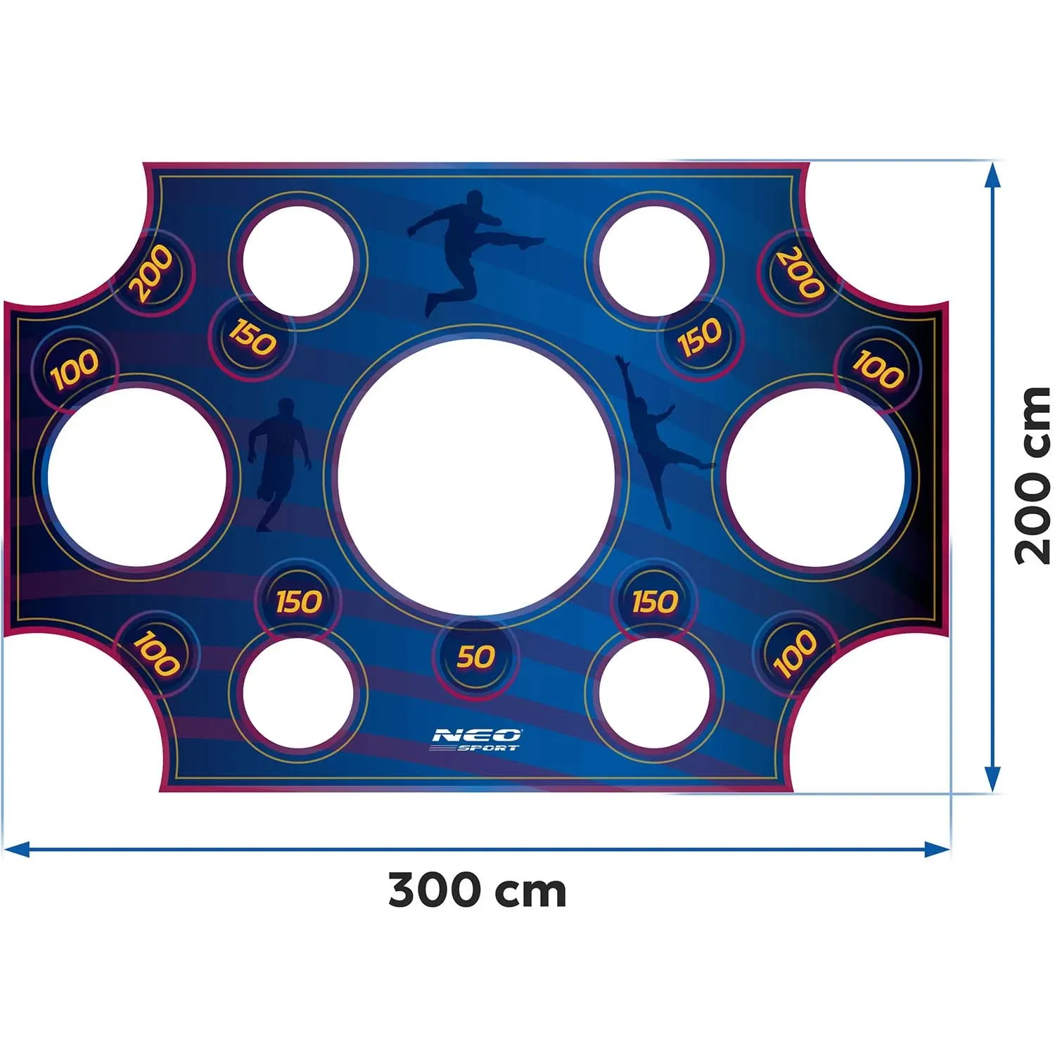 „Neo-Sport“ taiklumo kilimėlis 300 x 200 cm - nuotrauka 1