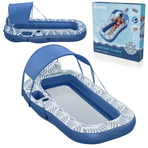 „Bestway 43732“ plaukimo čiužinys su stogu - nuotrauka 1