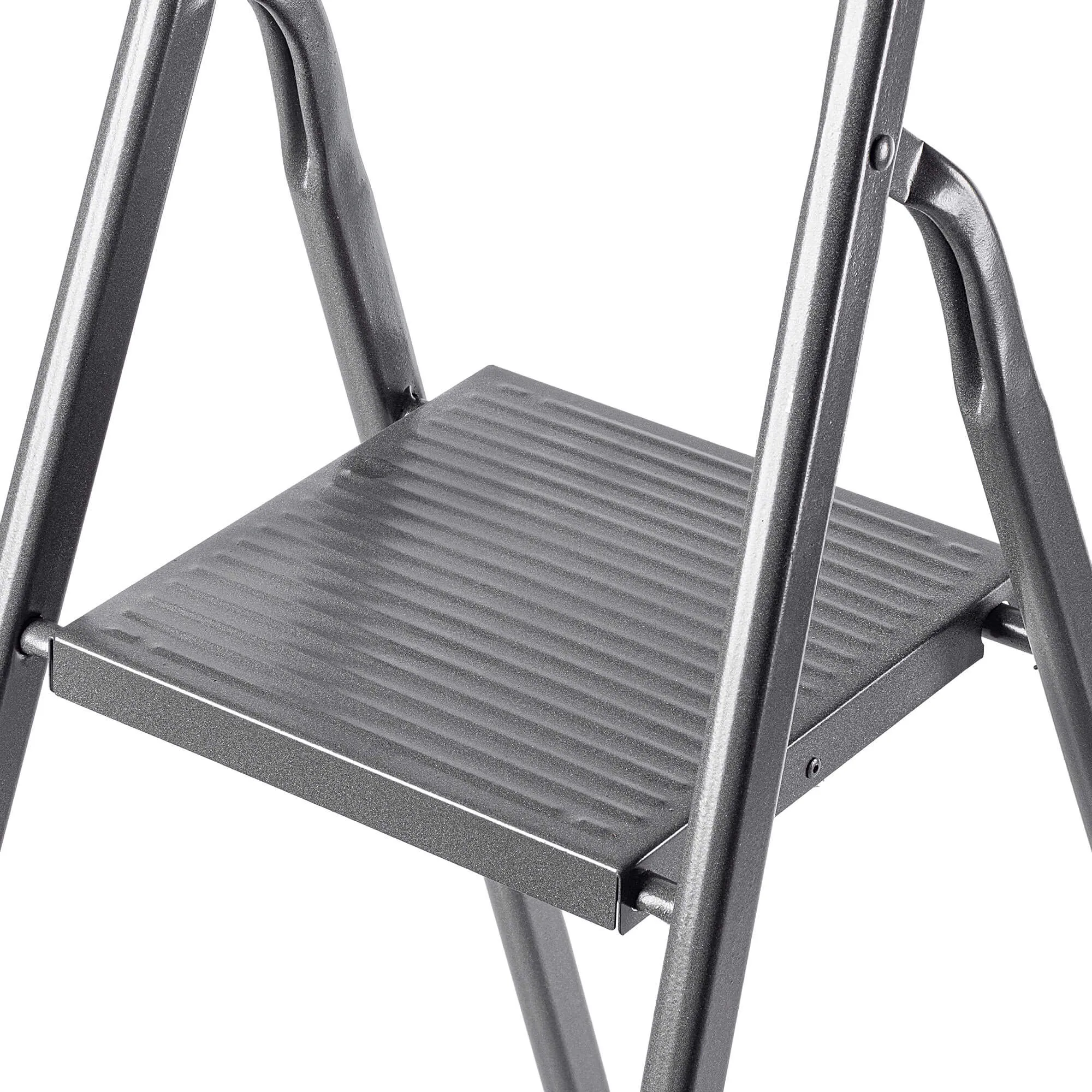 Plieninės kopėčios su platforma Ceriana 4 pakopų 125 kg