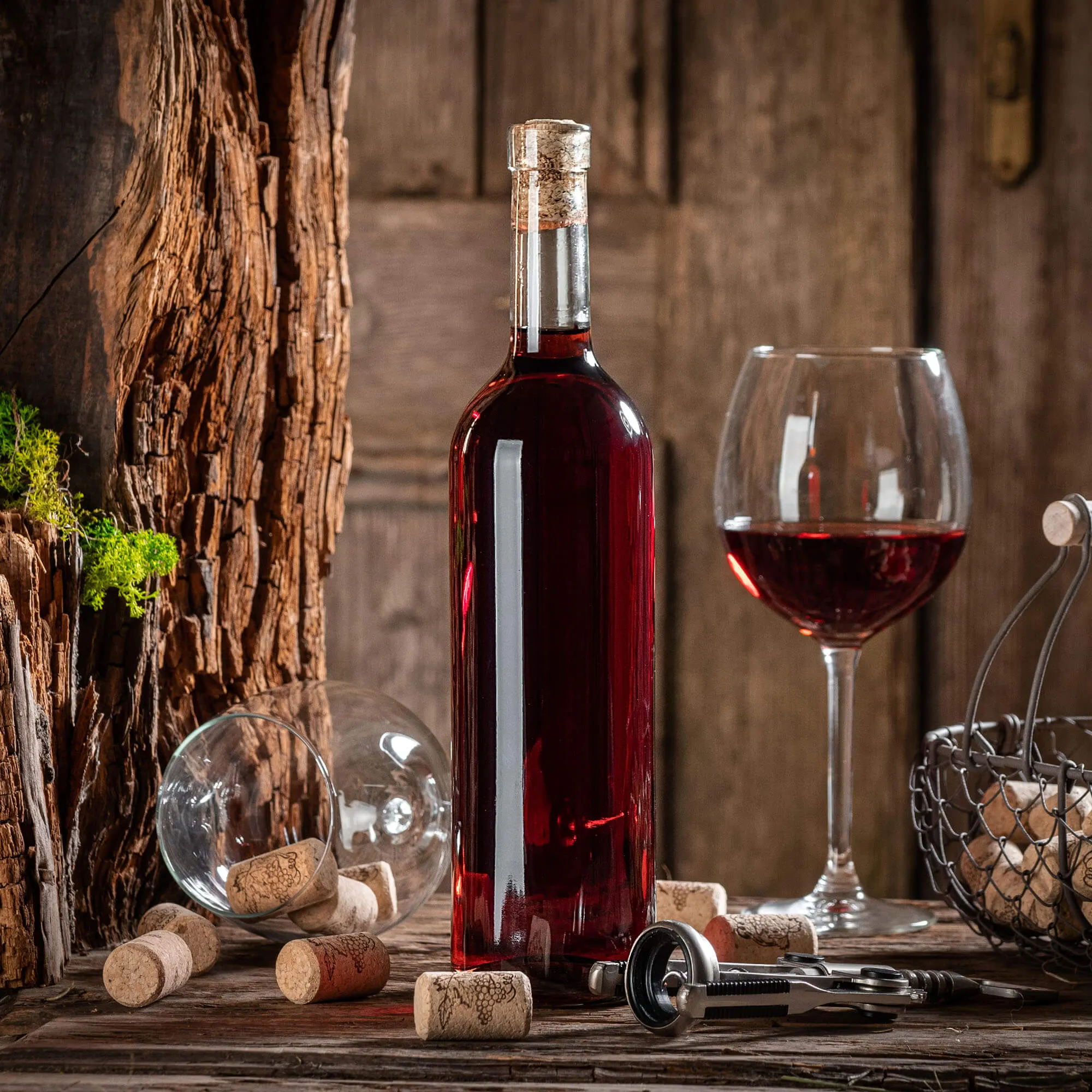 Biagio vyno butelis 750 ml, baltas, su aglomeruotu kamščiu, 30 vnt.