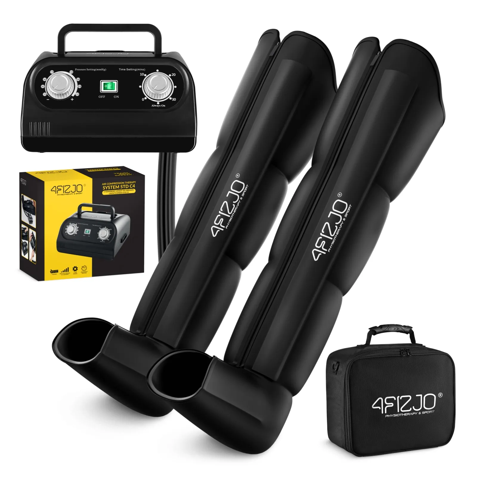 Oro kompresinės terapijos sistemos STD C4 limfodrenažo įtaisas