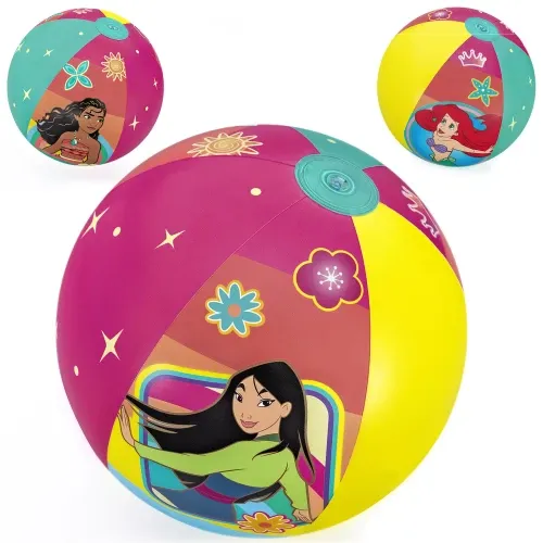 Vaikiškas paplūdimio kamuolys 51 cm Disney Princess Bestway 91042 - nuotrauka 1