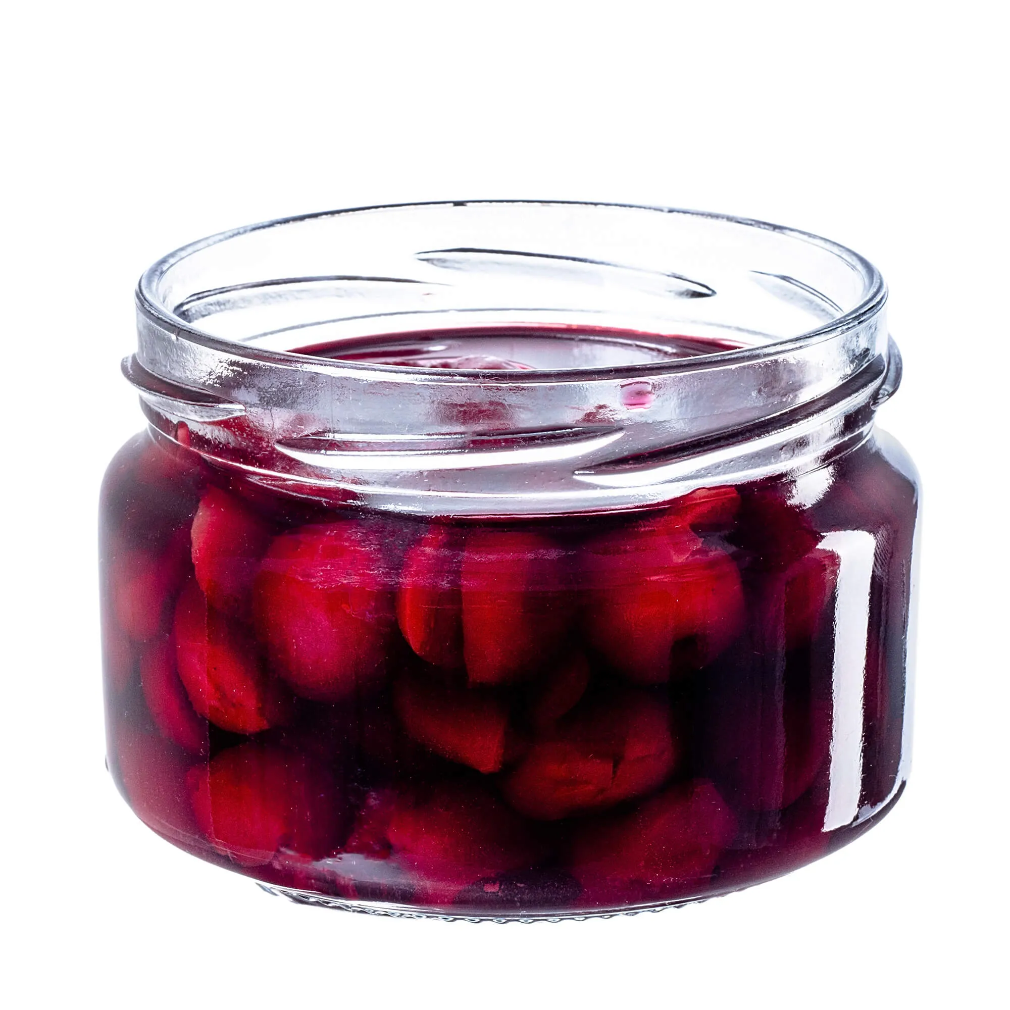 Denia konservavimo stiklainiai 250 ml, 100 vnt., 82 mm + baltas dangtelis