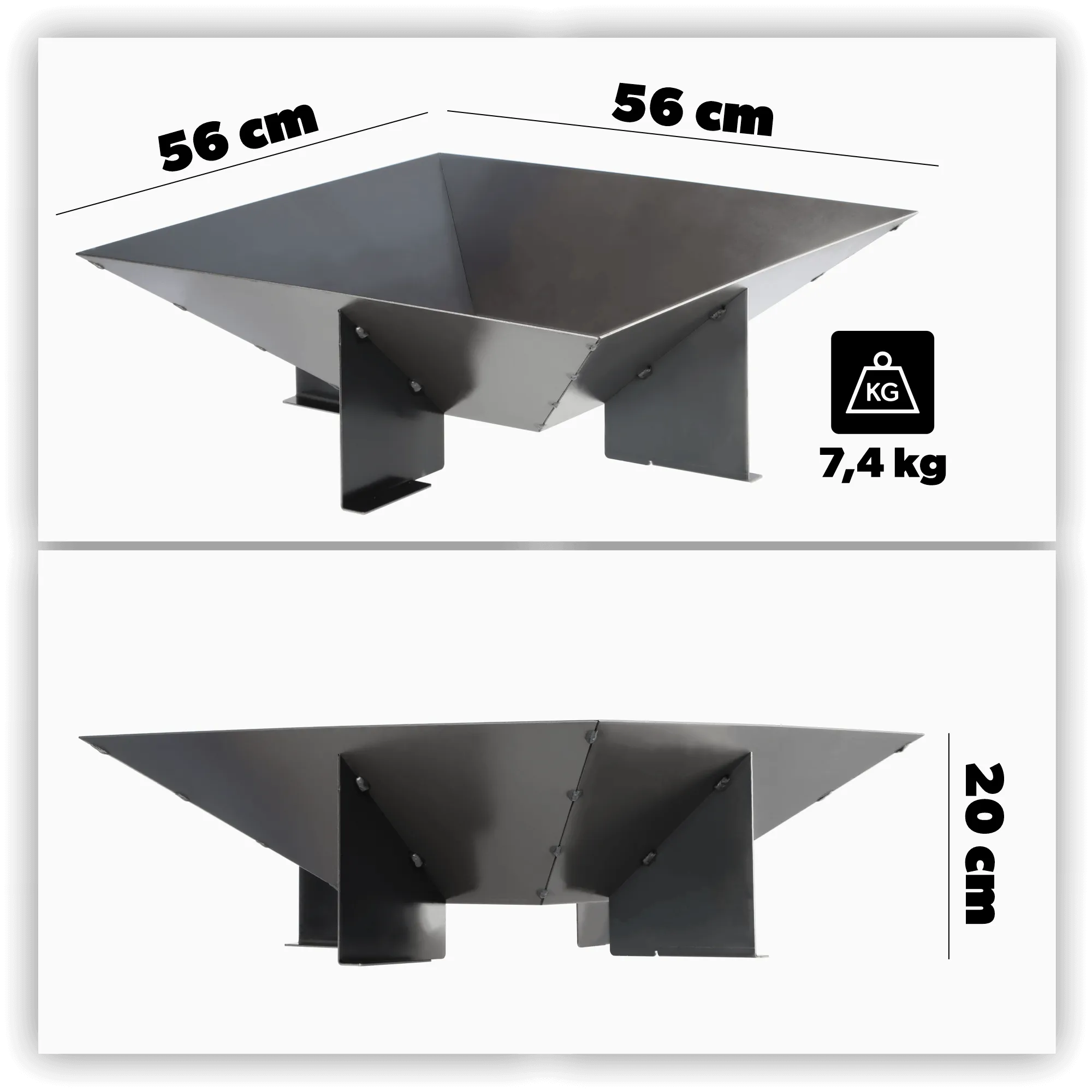 Sodo laužavietė 56 cm