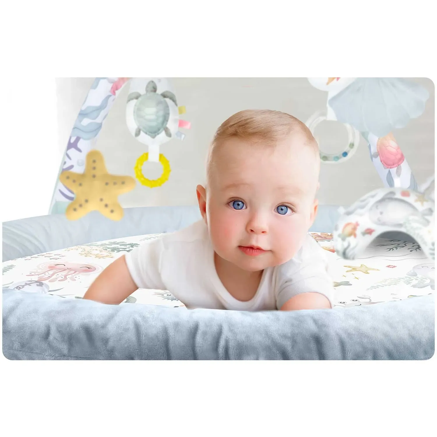 Interaktyvus žaidimų kilimėlis „Ocean Nukido“ – mėlynas - nuotrauka 1