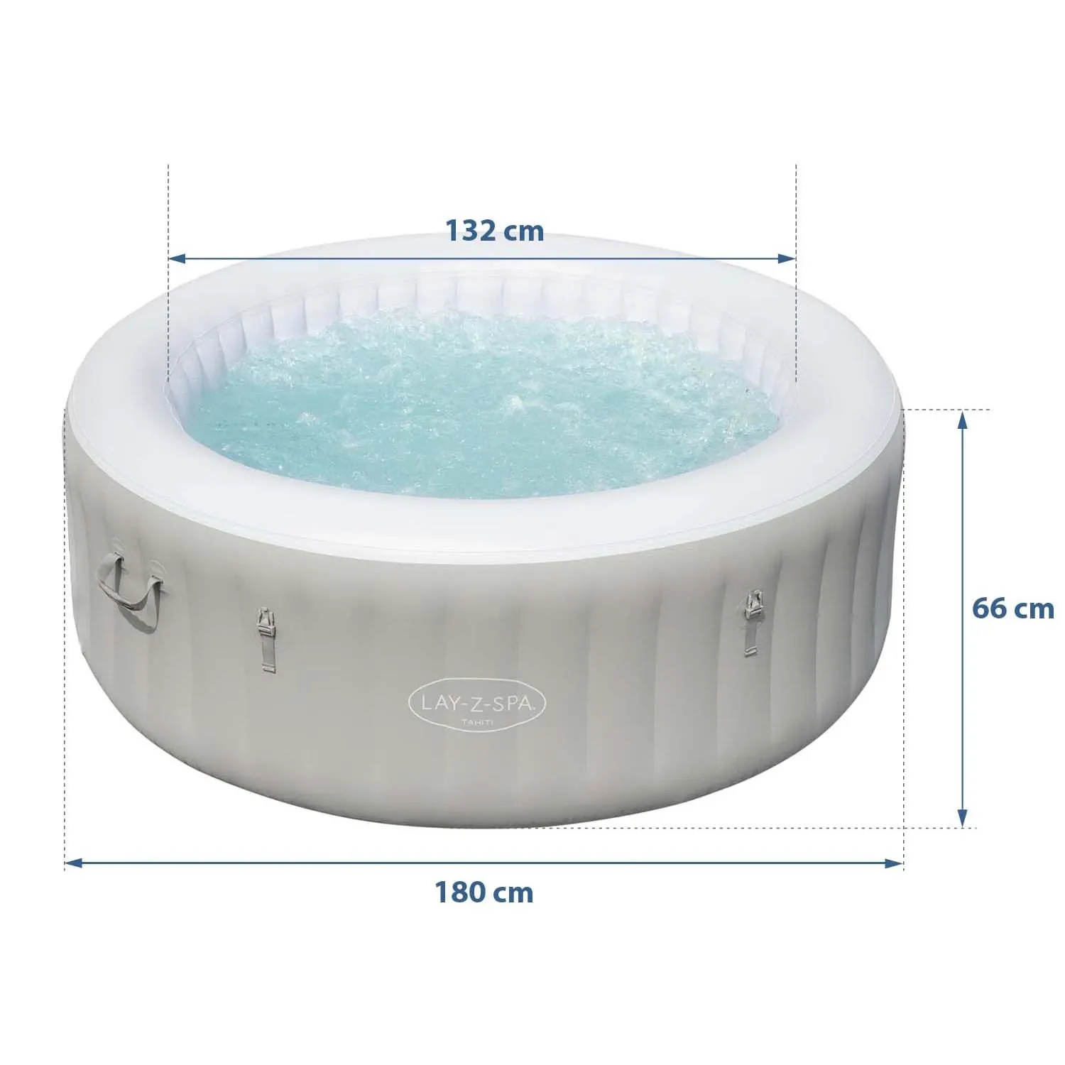 Pripučiama SPA vonia „Lay-Z Thaiti“, skirta 4 asmenims, „Bestway 60007“ - nuotrauka 1