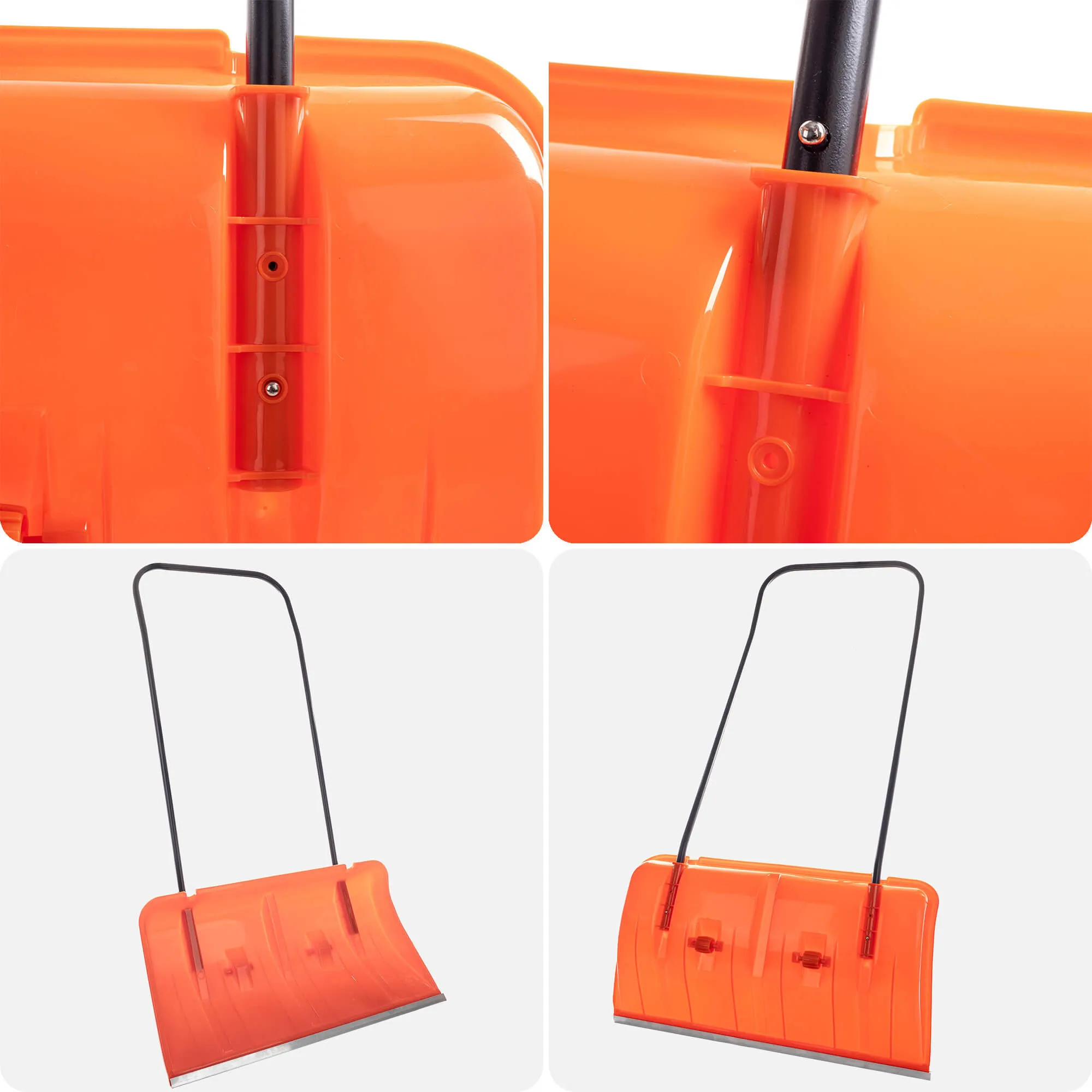 Harbo sniego valytuvas 140 cm, oranžinis