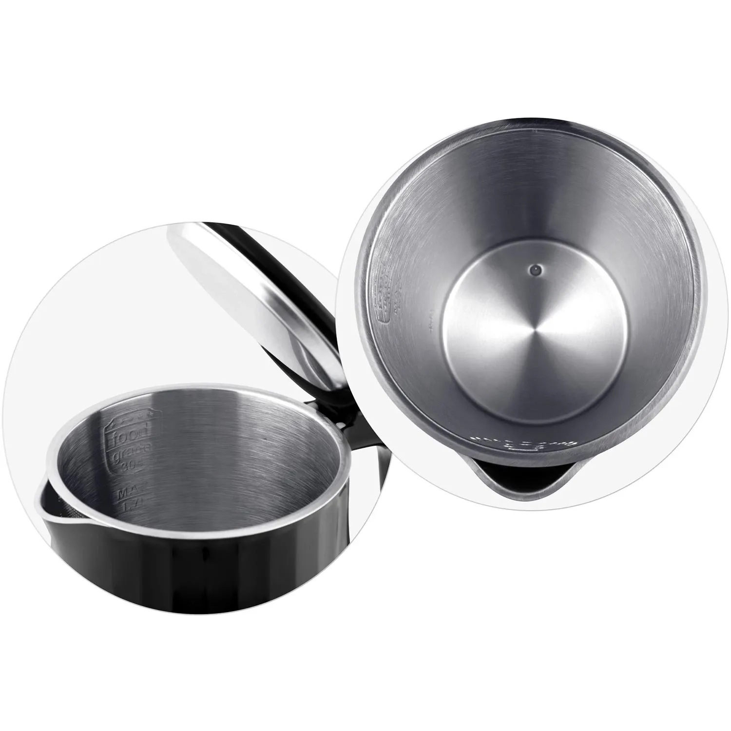 Berdsen BD-706 elektrinis virdulys 1,7 l, juodas - nuotrauka 1