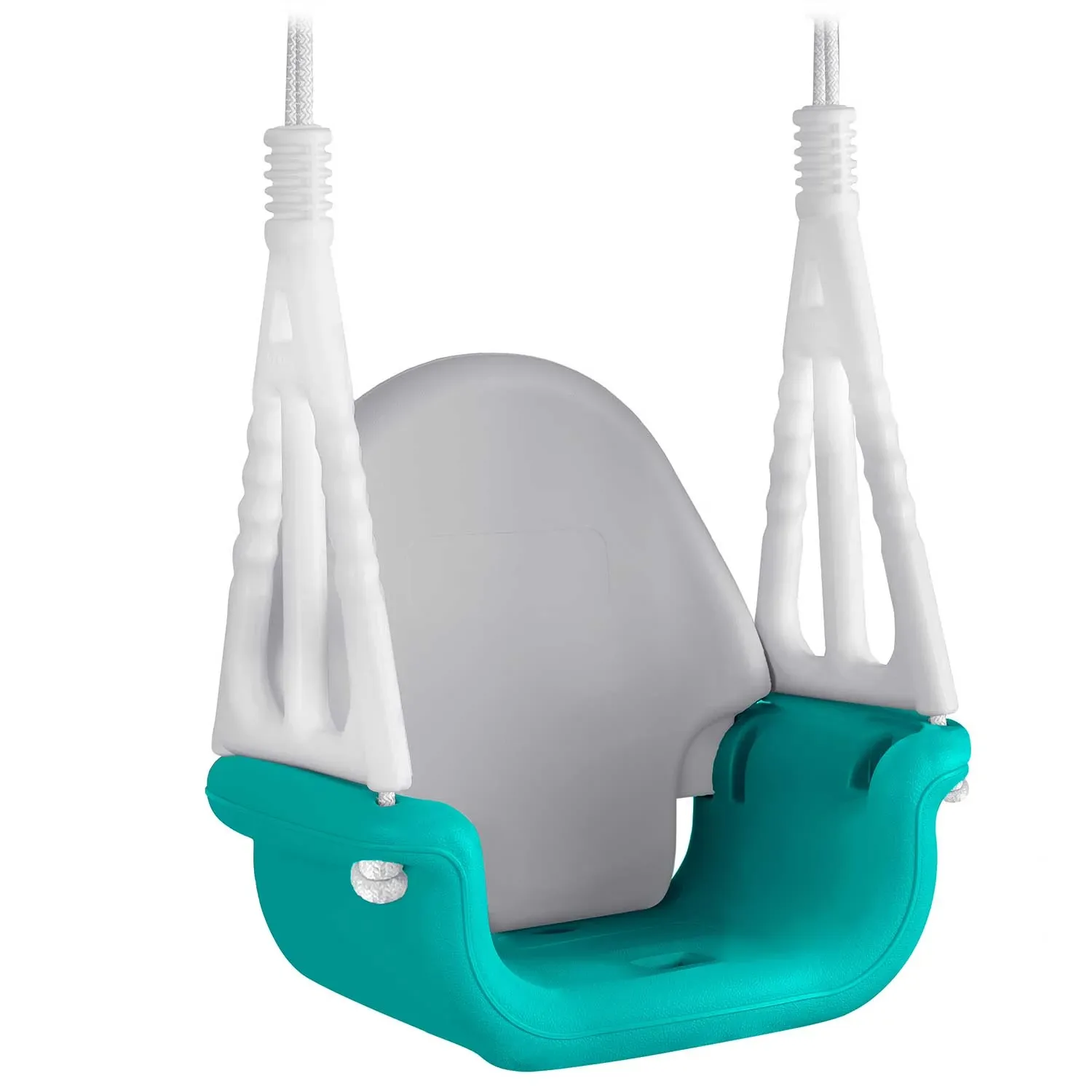 Ricokids 3 viename dramblio formos kibiro sūpynės, turkio spalvos - nuotrauka 1