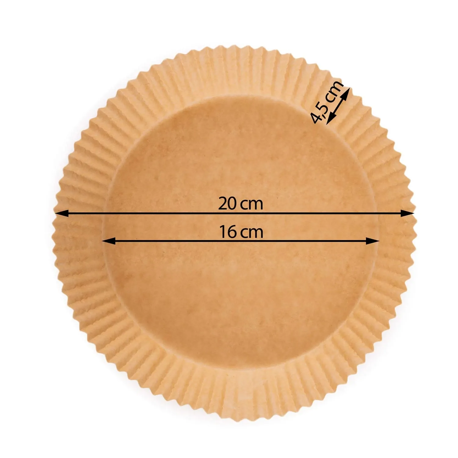 Kepimo popierius gruzdintuvei 16 cm Berdsen - 80 vnt. - nuotrauka 1