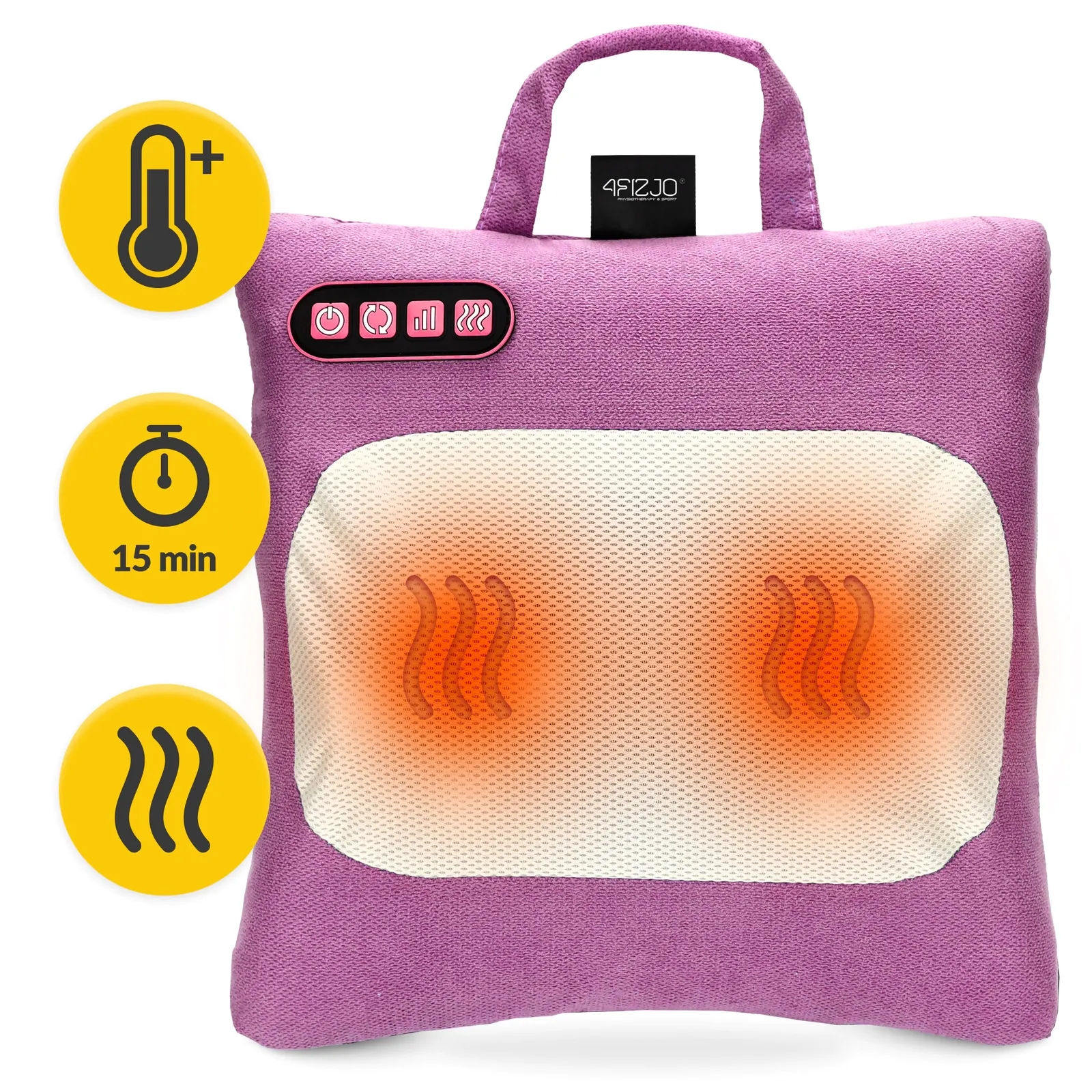 LITE šildoma masažinė pagalvėlė rožinė