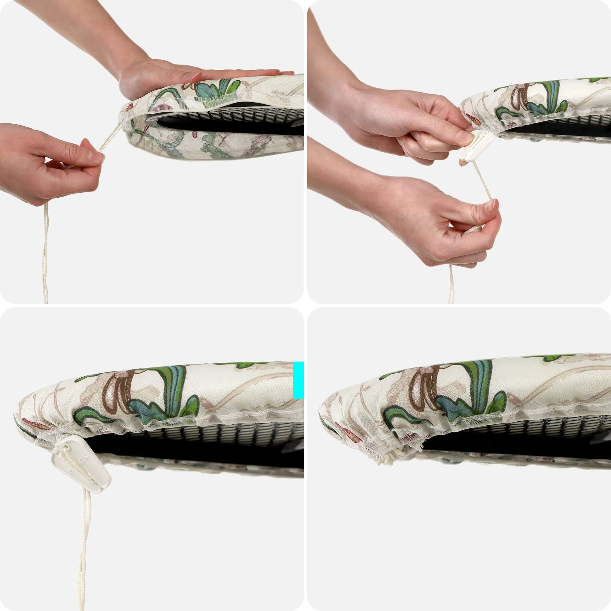 „Opuwo“ lyginimo lentos užvalkalas, 110 x 30 cm, tamprus trikampio formos pagrindas