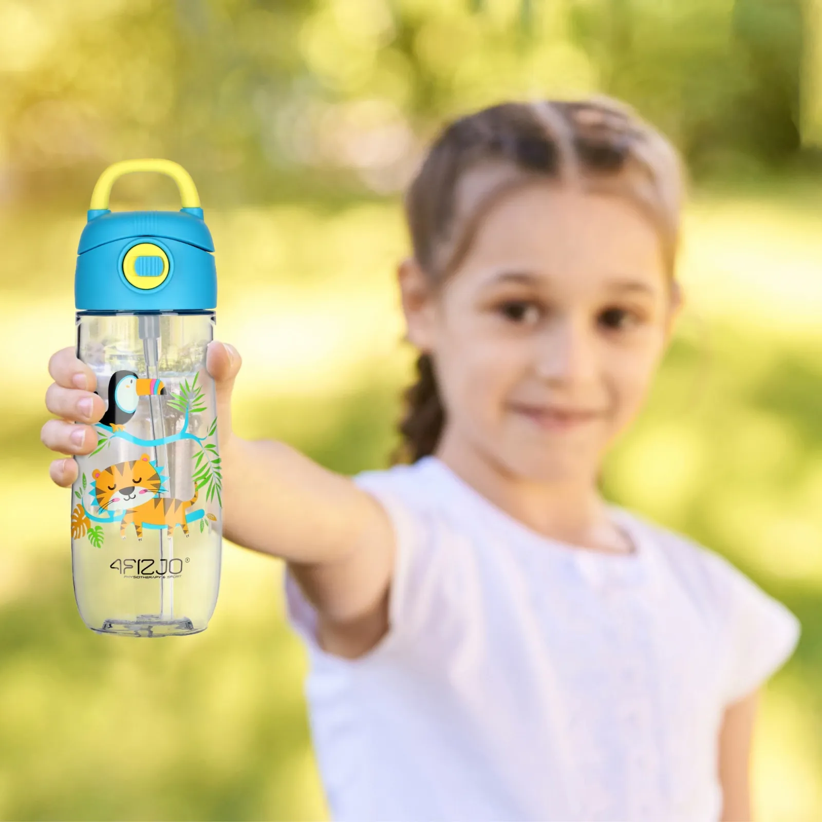JUNGLE vaikiškas vandens buteliukas 550 ml