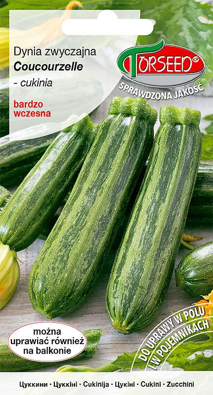 Moliūgai – Cukinijos Coucourzelle 2g