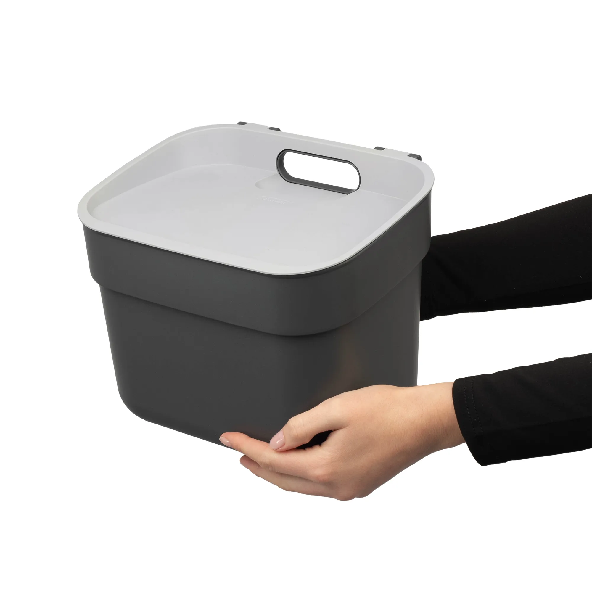 „Curver Ready to Collect“ 5 l pilka atliekų rūšiavimo šiukšliadėžė