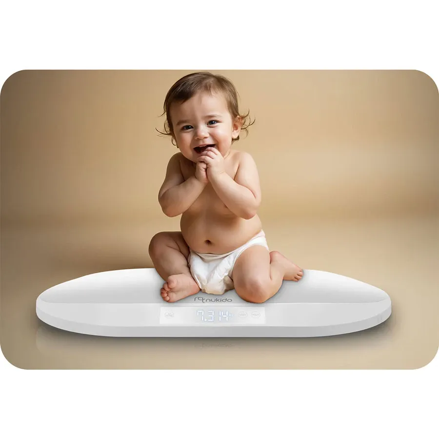 „Nukido NK-950“ elektroninės kūdikių svarstyklės - nuotrauka 1