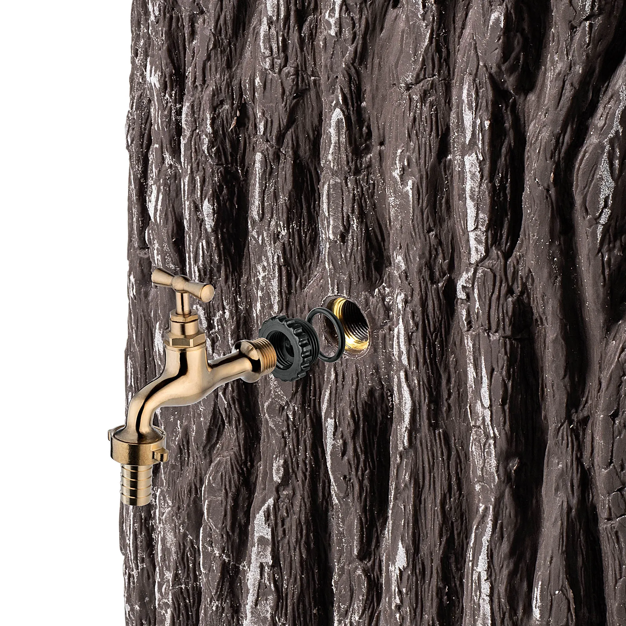 „Runco“ 475 l lietaus vandens bakas su prijungimo komplektu