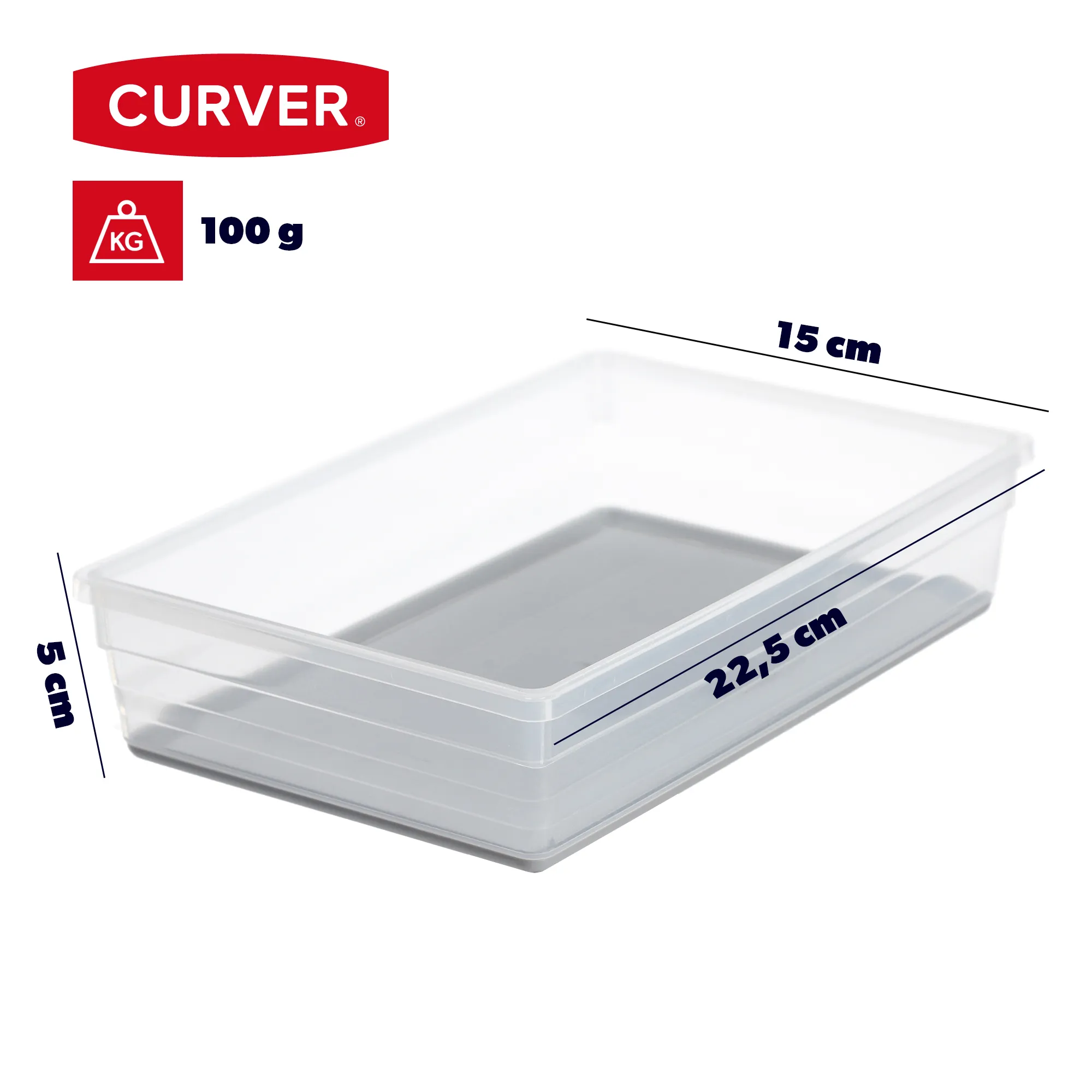 Curver Sistemo stalčių organizatorius 22,5 x 15 cm