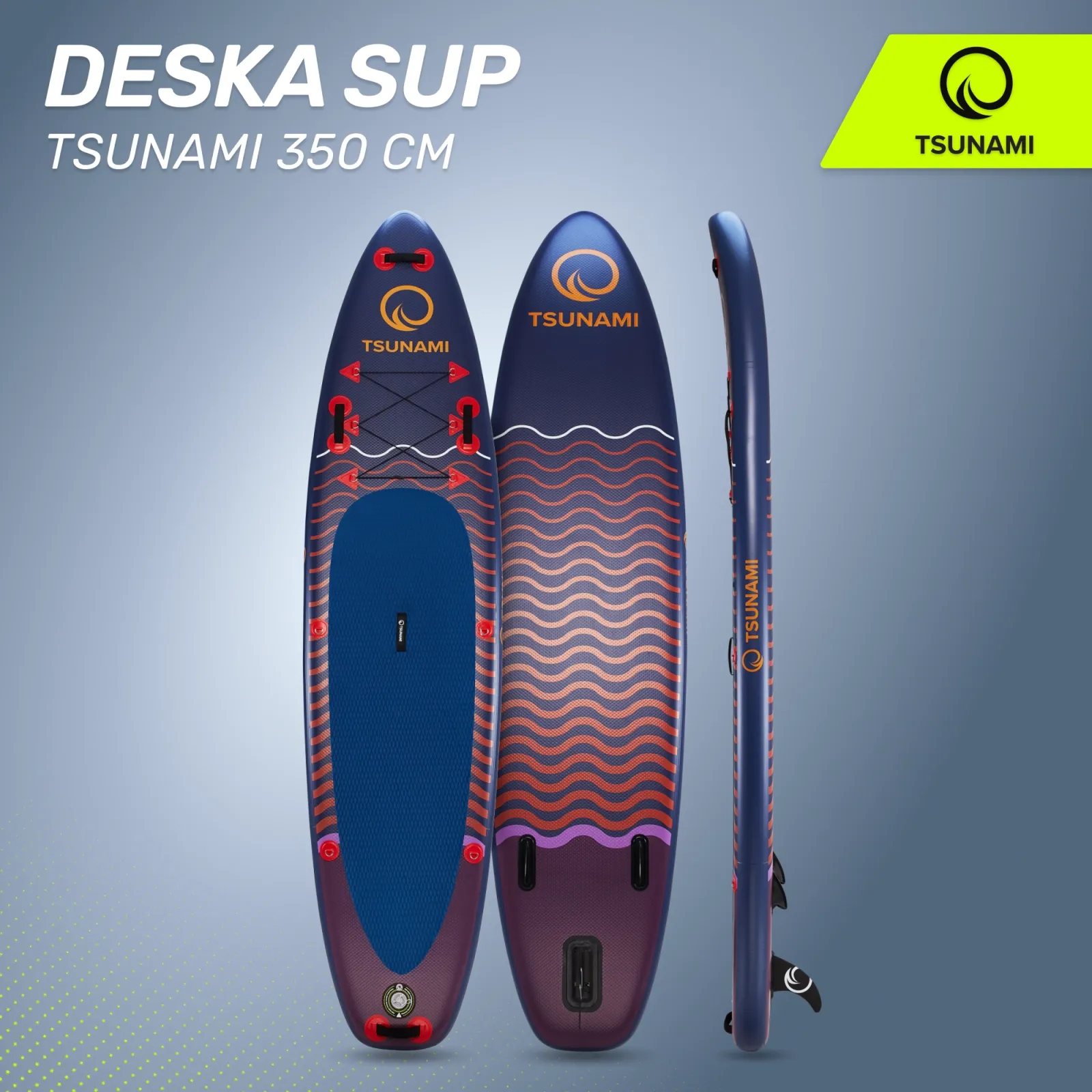 SUP TSUNAMI irklentė 350 cm T05