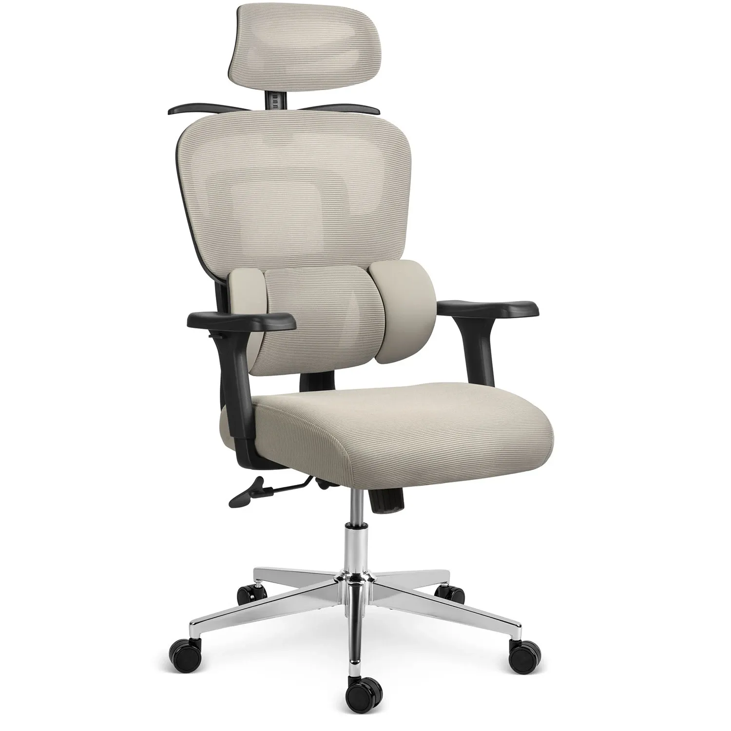 Sofotel Talin mikro tinklelio biuro kėdė – pilka - nuotrauka 1