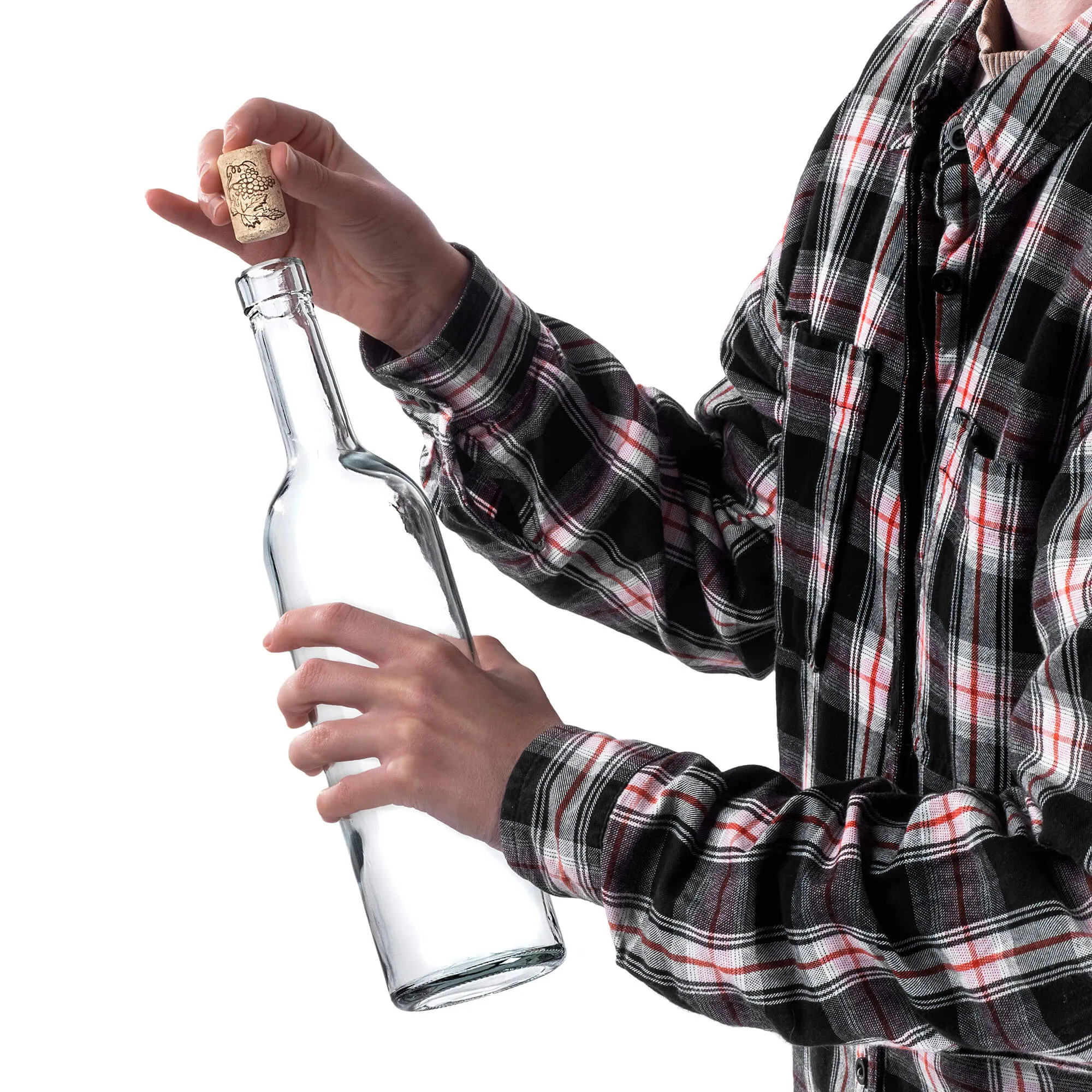 Biagio vyno butelis 750 ml, baltas, su aglomeruotu kamščiu, 30 vnt.