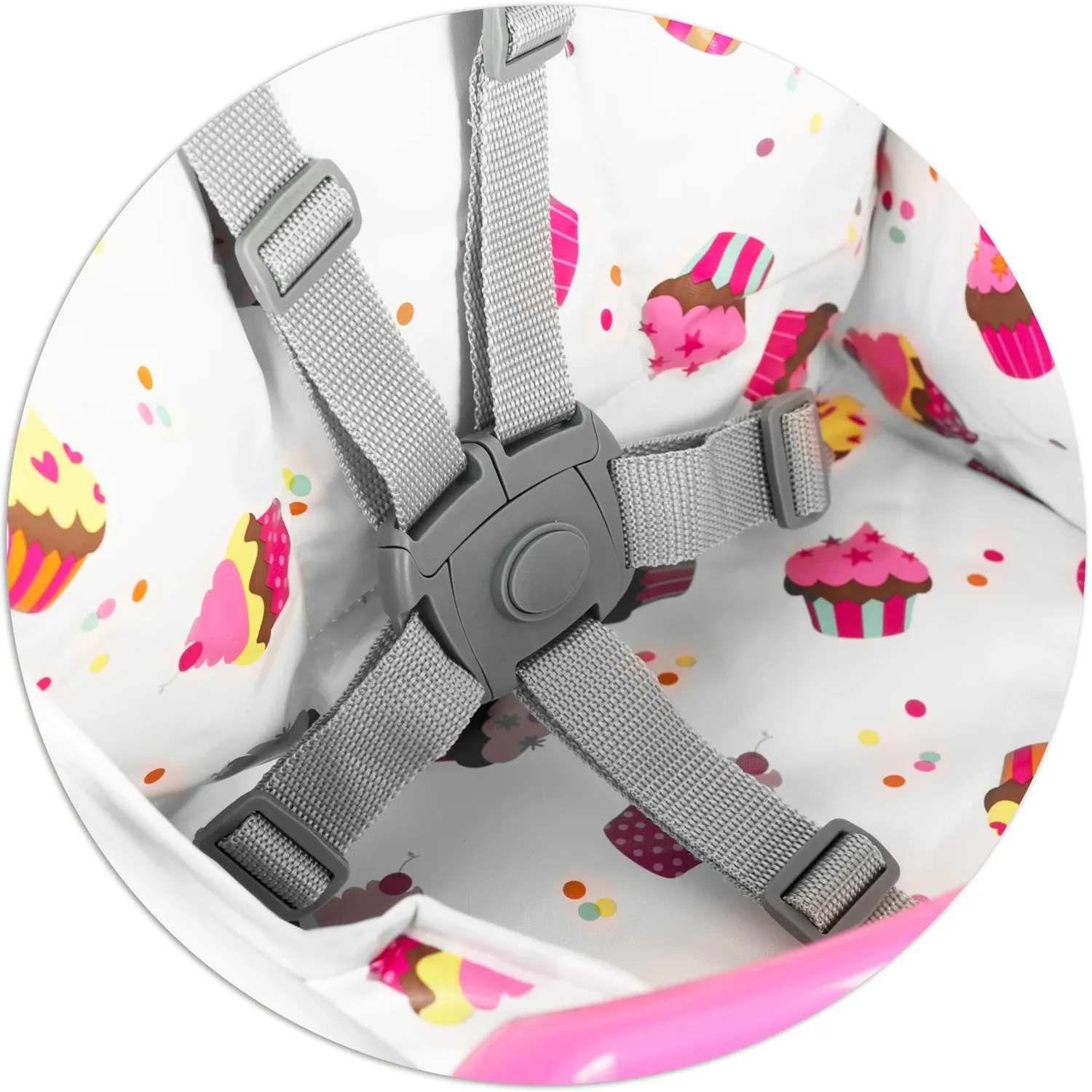 Ricokids FANDO vaikiška kėdutė su staliuku, keksiukai - nuotrauka 1